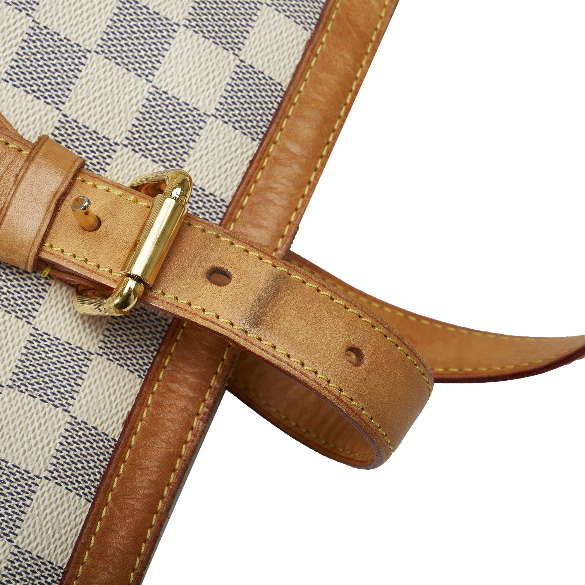 Louis Vuitton Damier Azur Hampstead MM (SHG-uzHKGf)