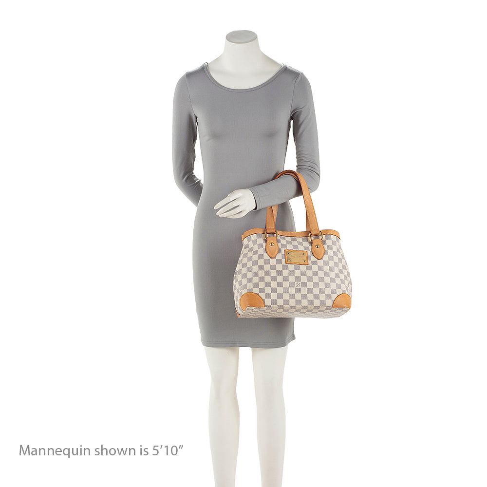 Louis Vuitton Damier Azur Hampstead PM Tote (SHF-04cfi0)