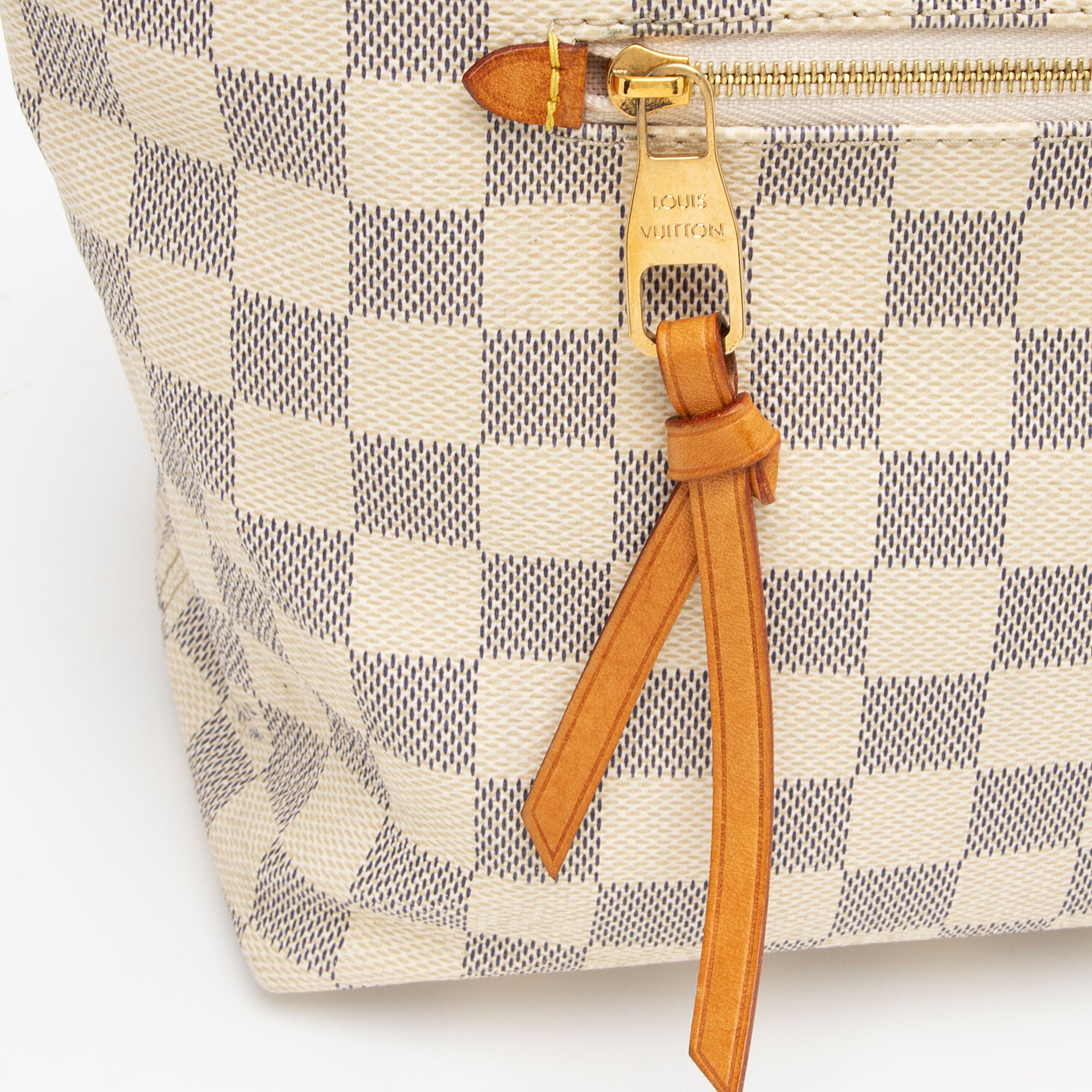 Louis Vuitton Damier Azur Iena PM Tote (SHF-SggyRQ)