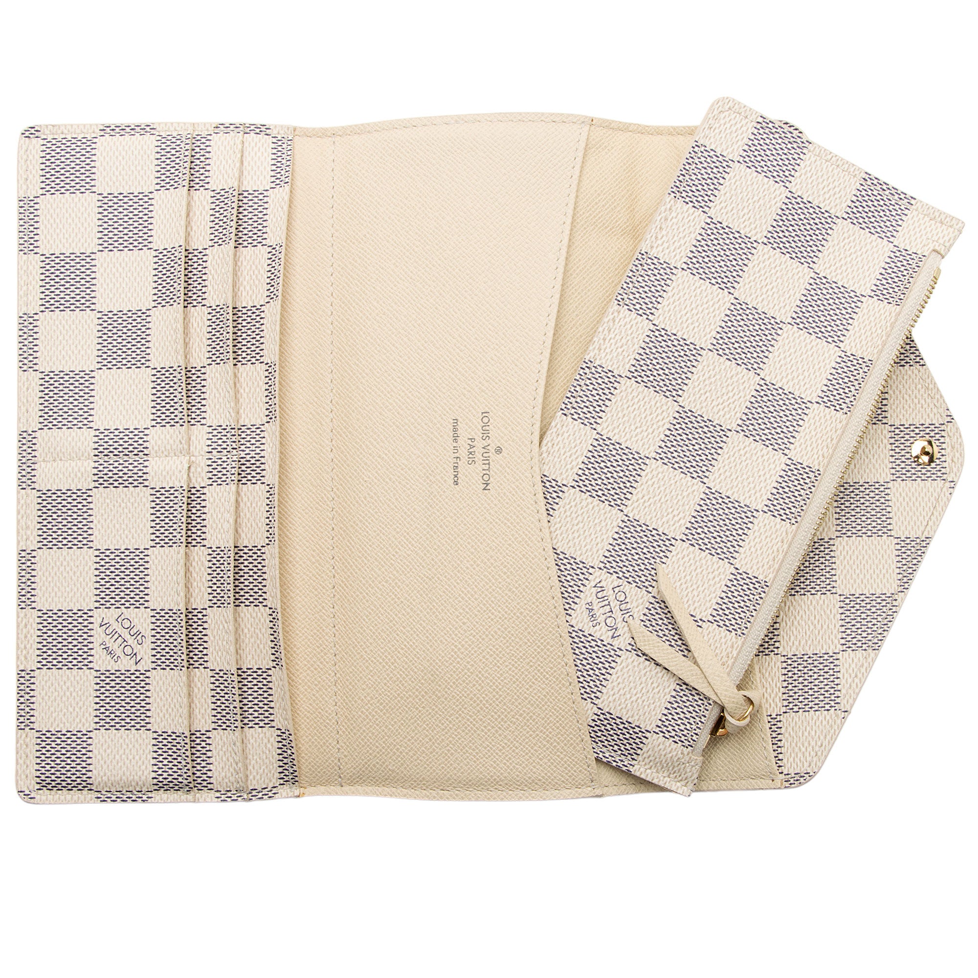 Louis Vuitton Damier Azur Josephine Wallet (SHF-cuQhJM)