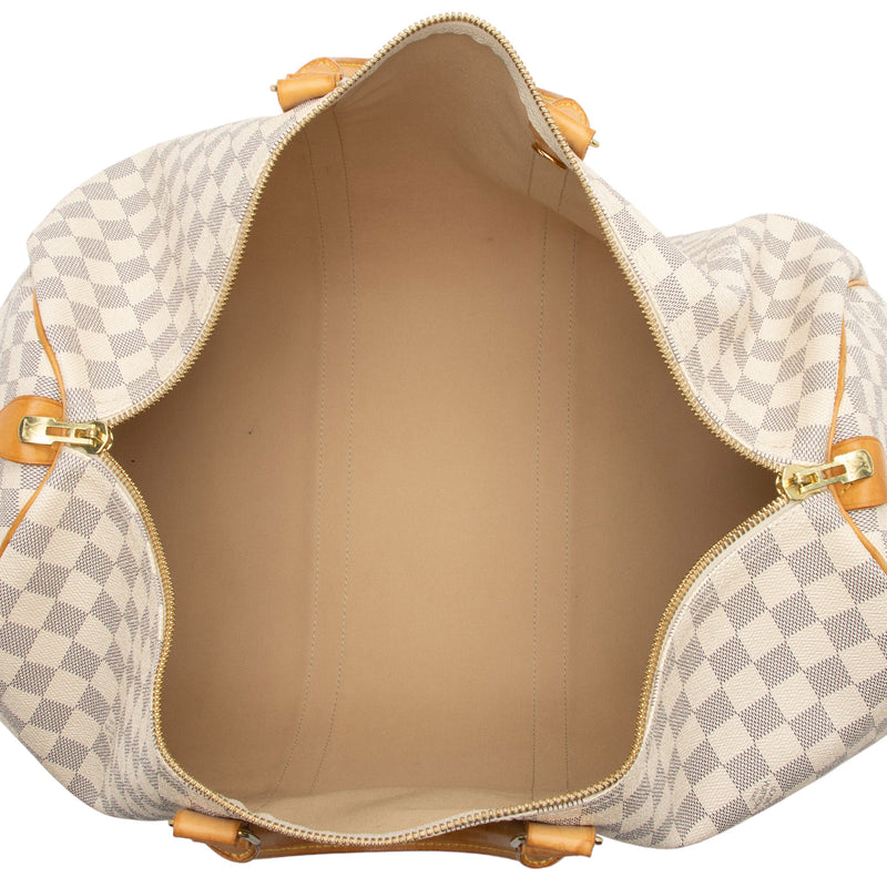 Louis Vuitton Damier Azur Keepall 50 Duffle Bag (SHF-pwEGPv)