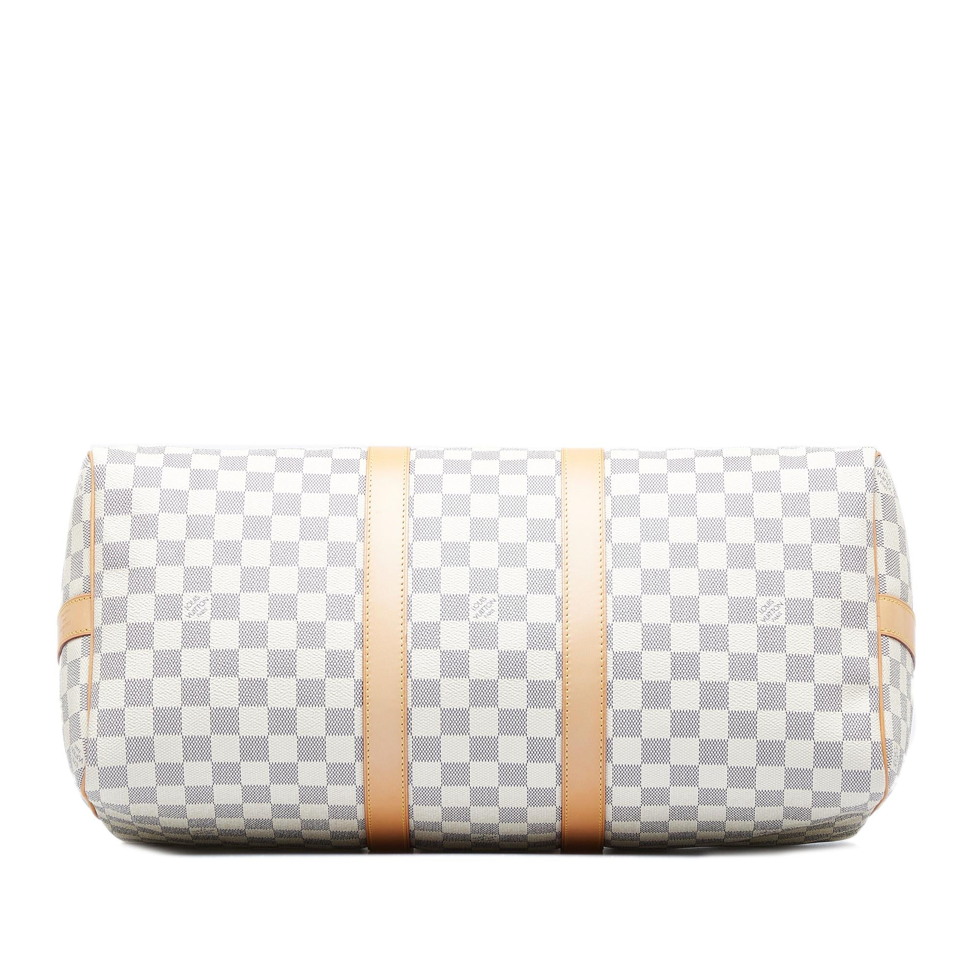 Louis Vuitton Damier Azur Keepall Bandouliere 45 (SHG-9B9KRk)