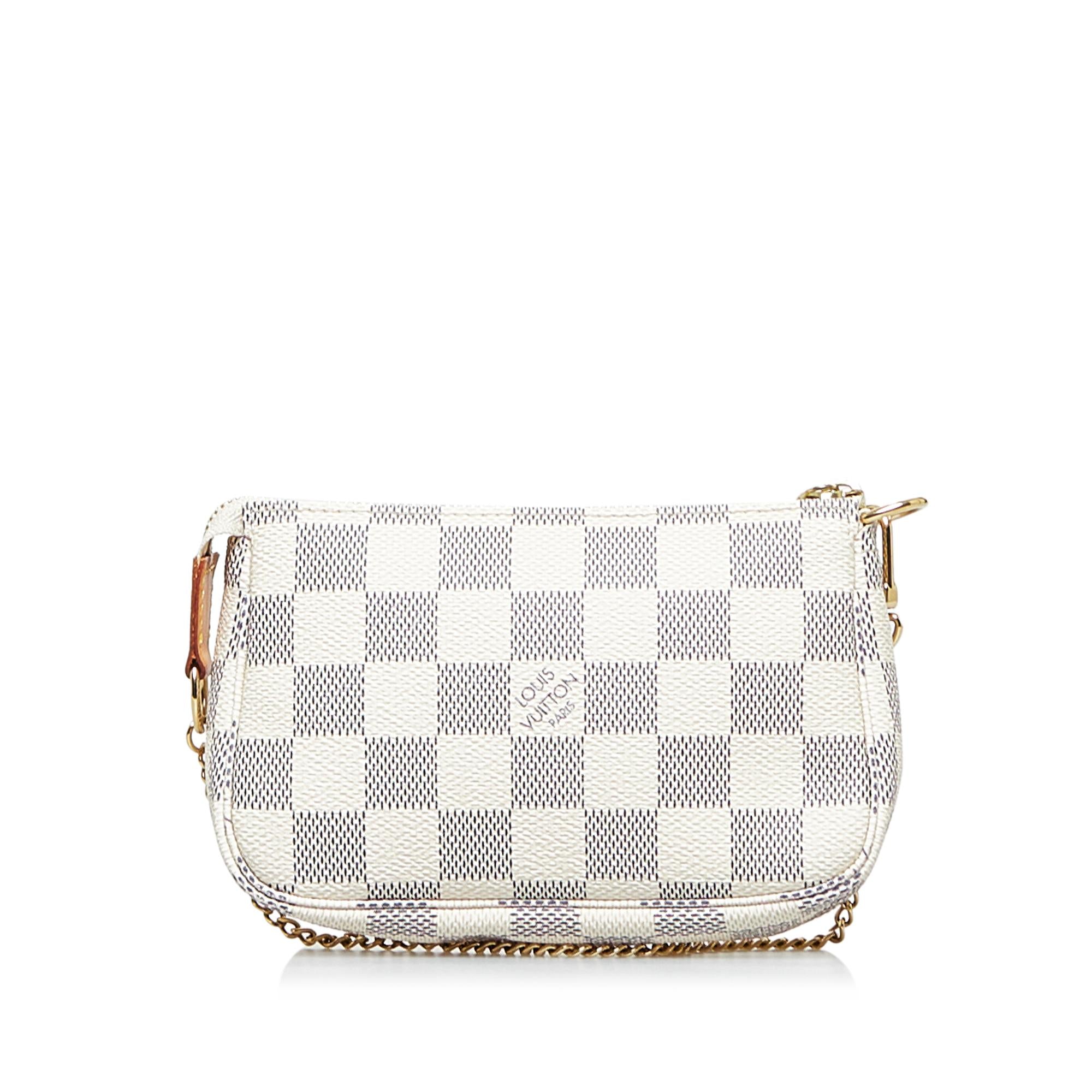 Louis Vuitton Damier Azur Mini Pochette Accessories (SHG-eG9Mdv)