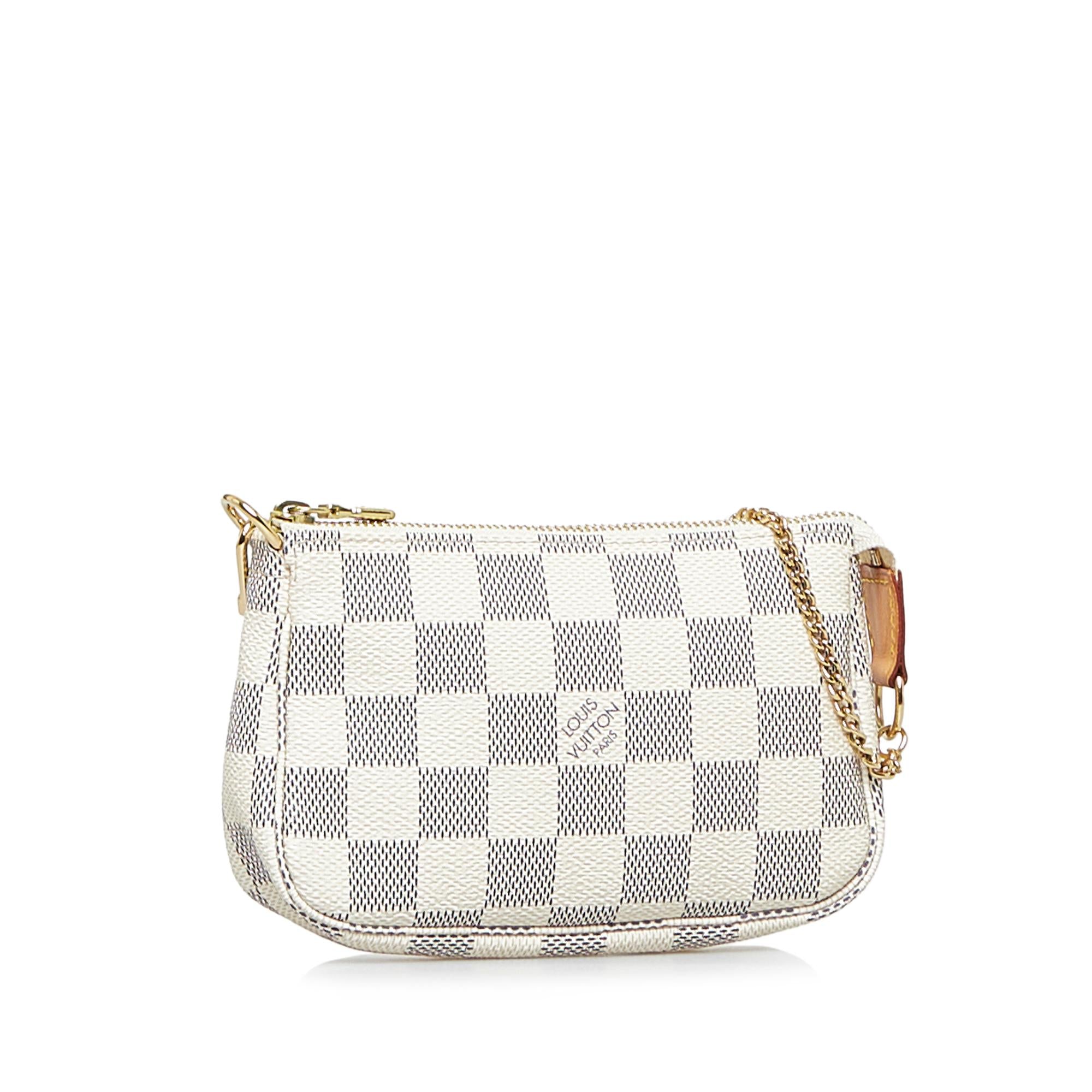 Louis Vuitton Damier Azur Mini Pochette Accessories (SHG-eG9Mdv)