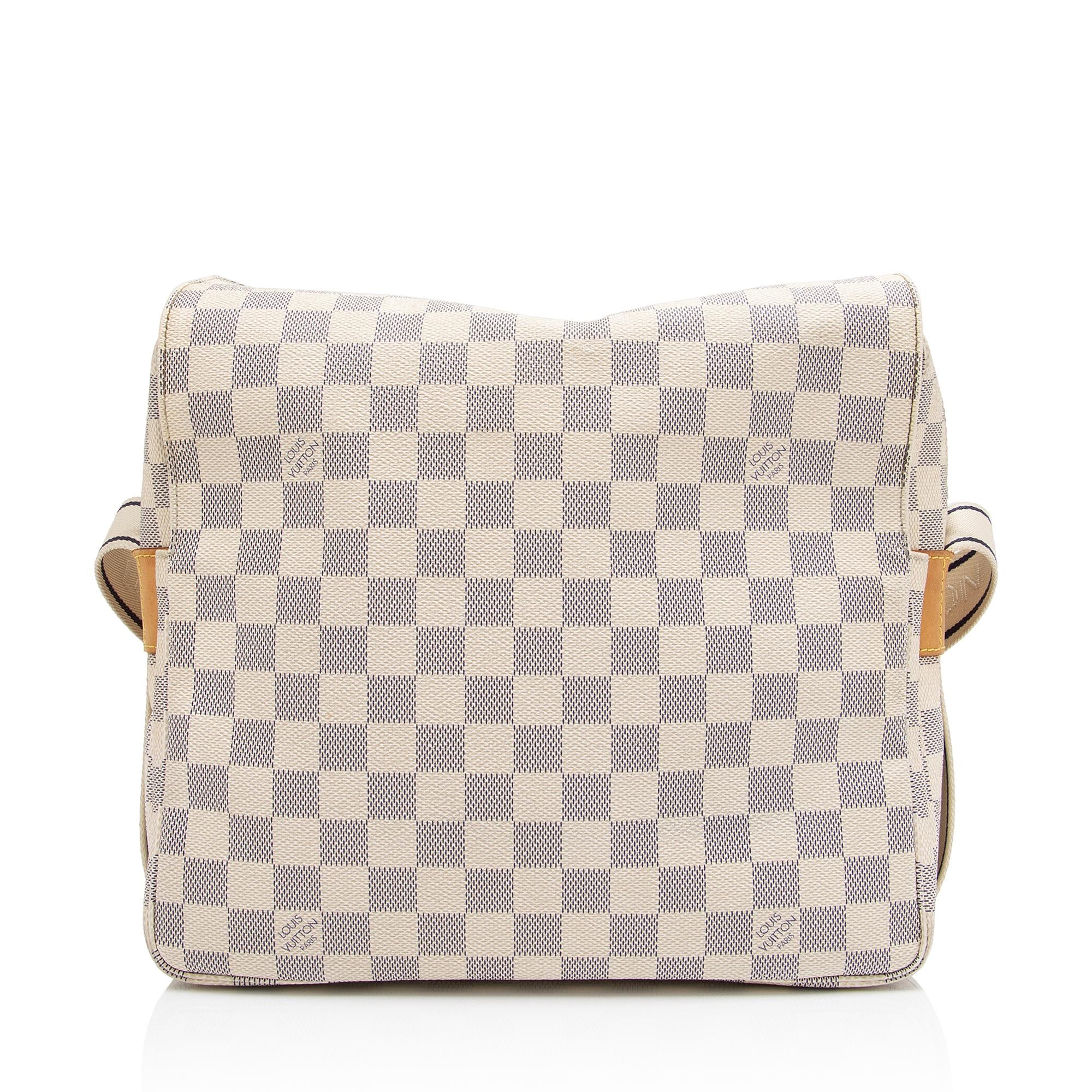 Louis Vuitton Damier Azur Naviglio Messenger Bag (SHF-FfGlsH)