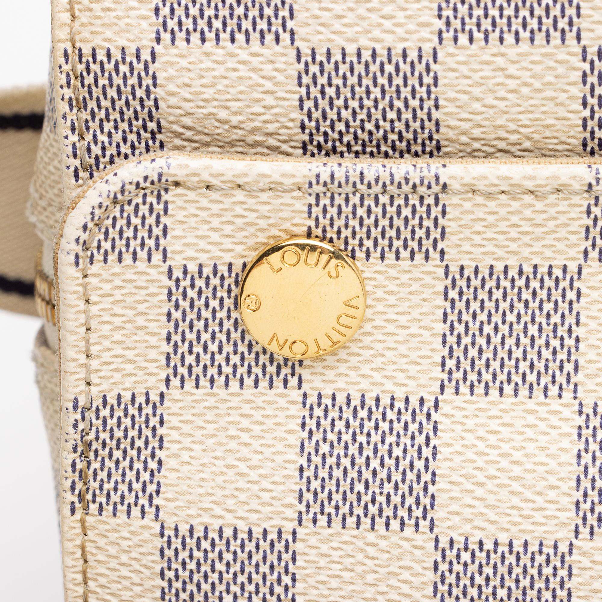 Louis Vuitton Damier Azur Naviglio Messenger Bag (SHF-FfGlsH)