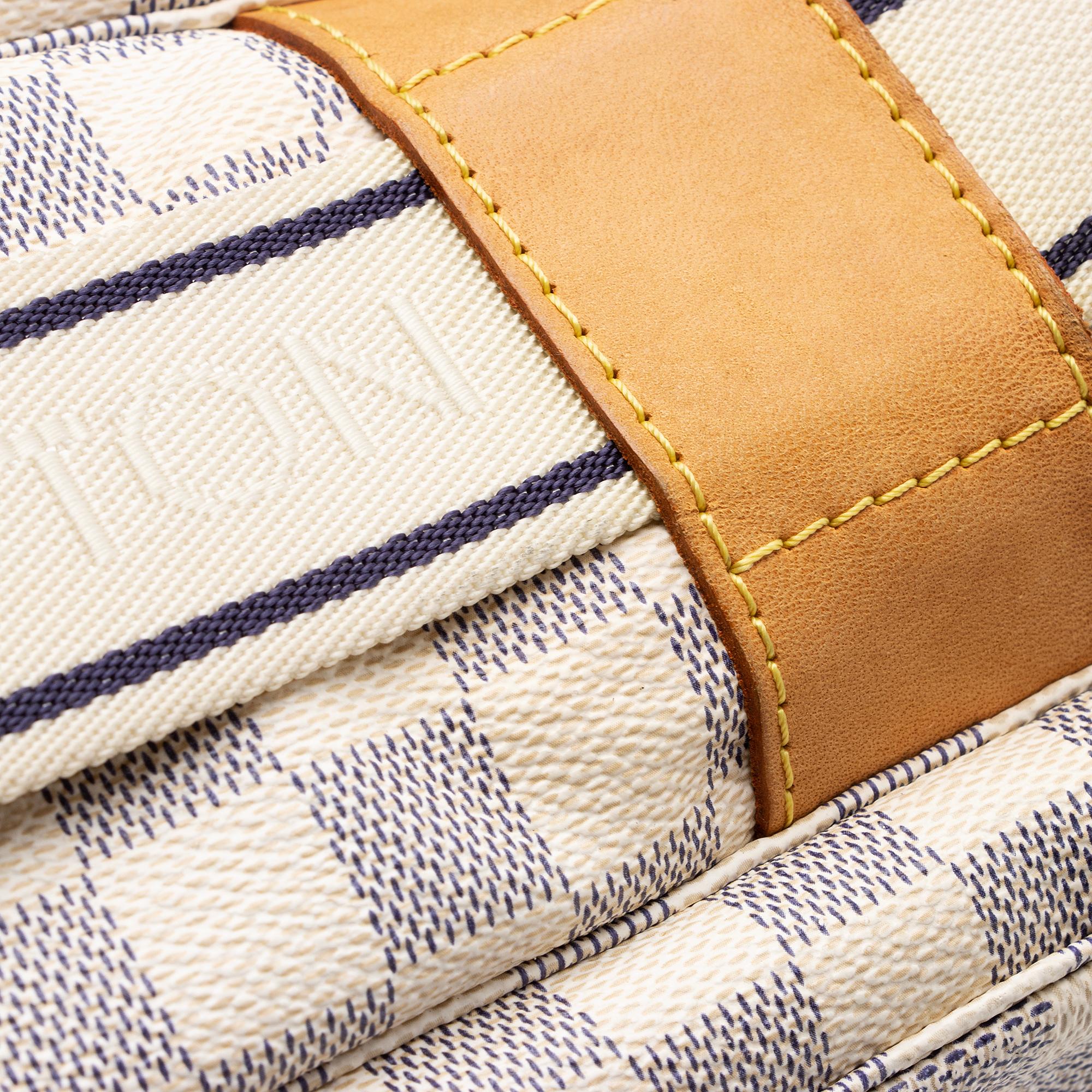 Louis Vuitton Damier Azur Naviglio Messenger Bag (SHF-FfGlsH)