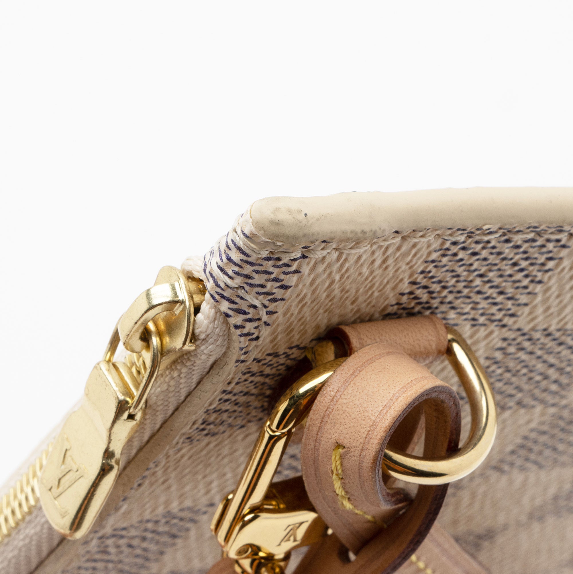 Louis Vuitton Damier Azur Neverfull GM Pochette (SHF-ToEa6z)