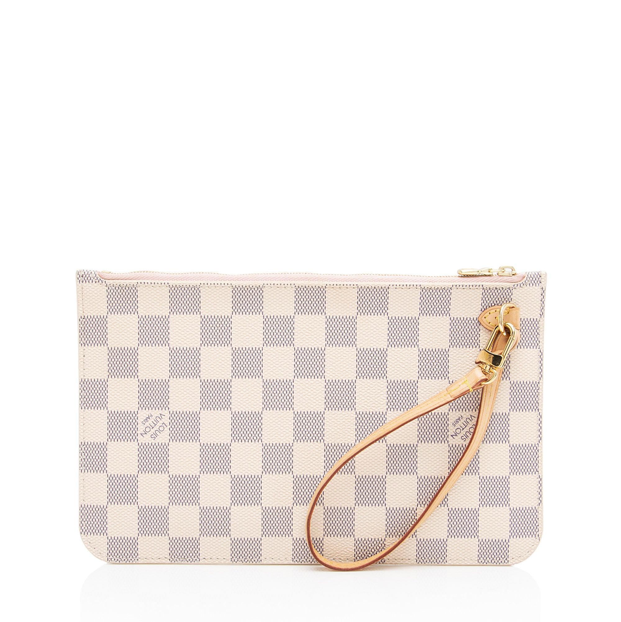 Louis Vuitton Damier Azur Neverfull MM Pochette (SHF-QxJx9Q)