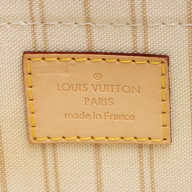 Louis Vuitton Damier Azur Neverfull MM Pochette (SHF-H3DCSl)