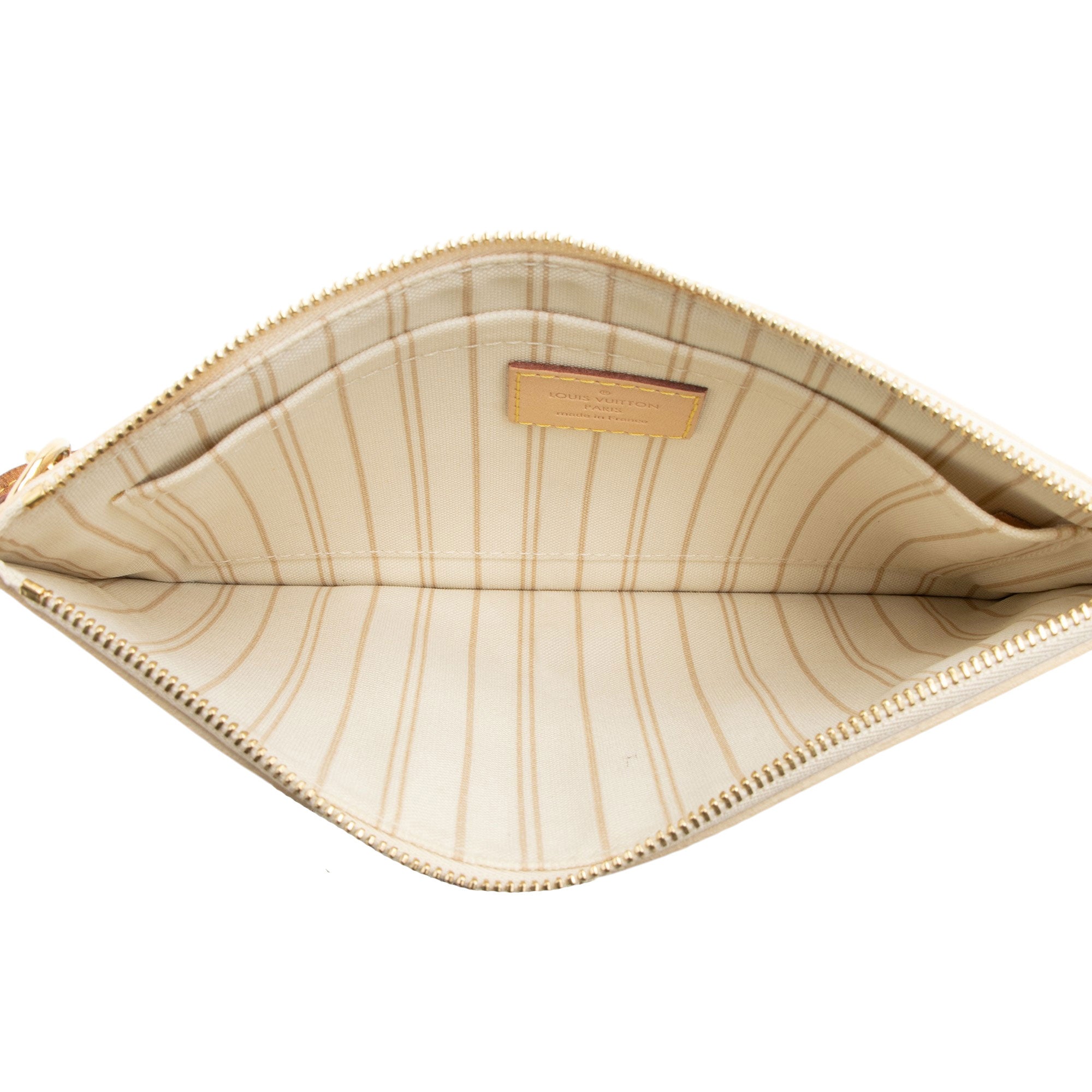 Louis Vuitton Damier Azur Neverfull MM Pochette