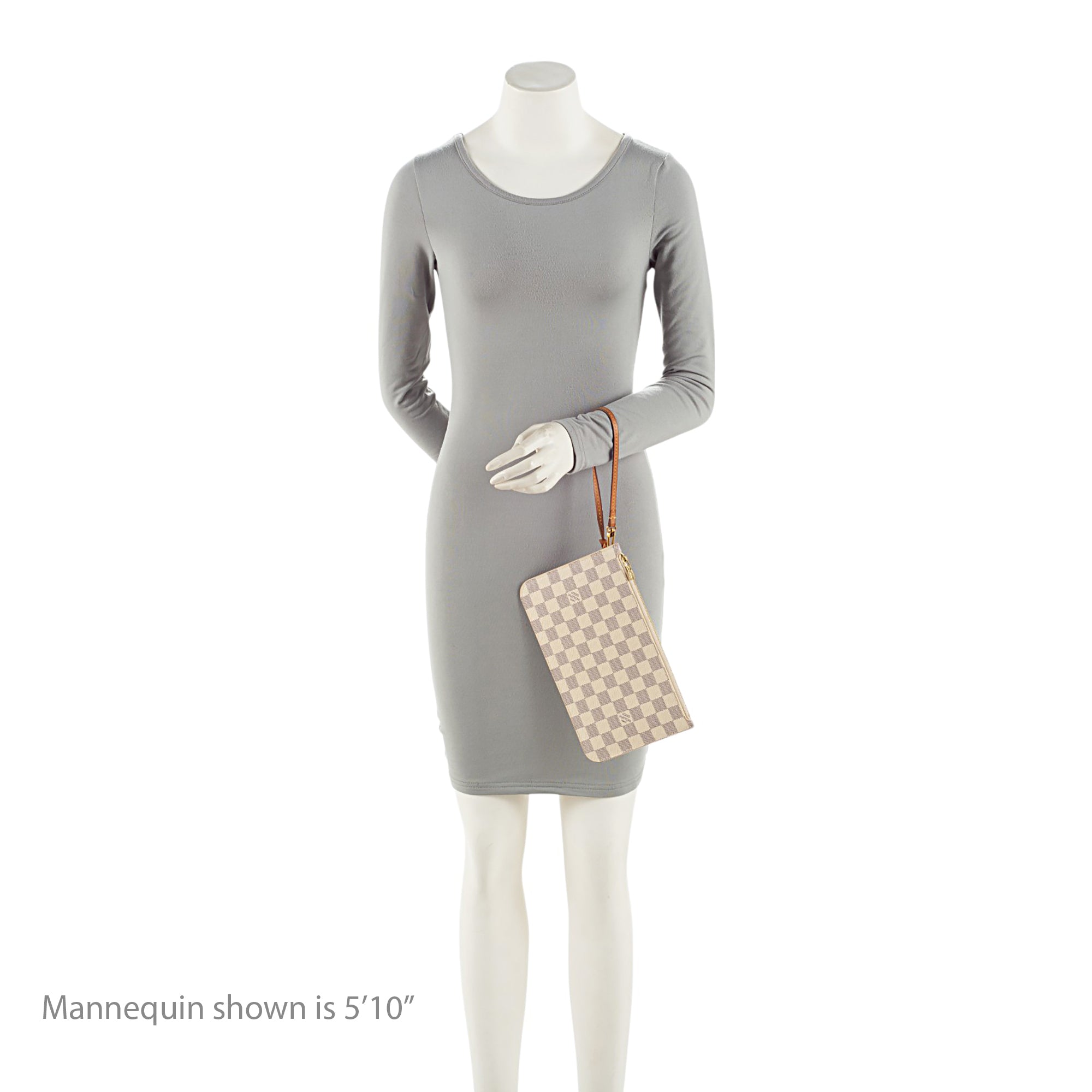 Louis Vuitton Damier Azur Neverfull MM Pochette