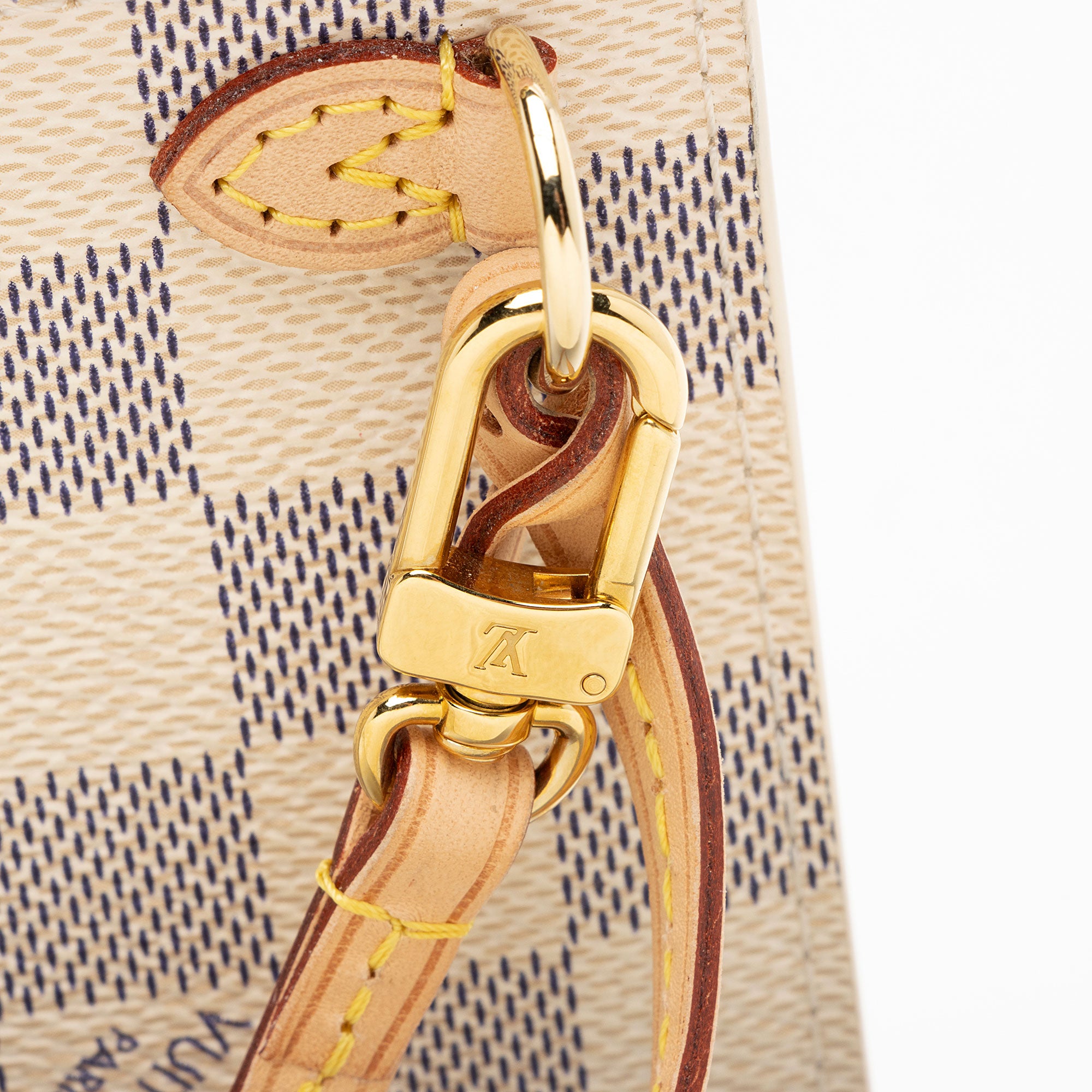 Louis Vuitton Damier Azur Neverfull MM Pochette