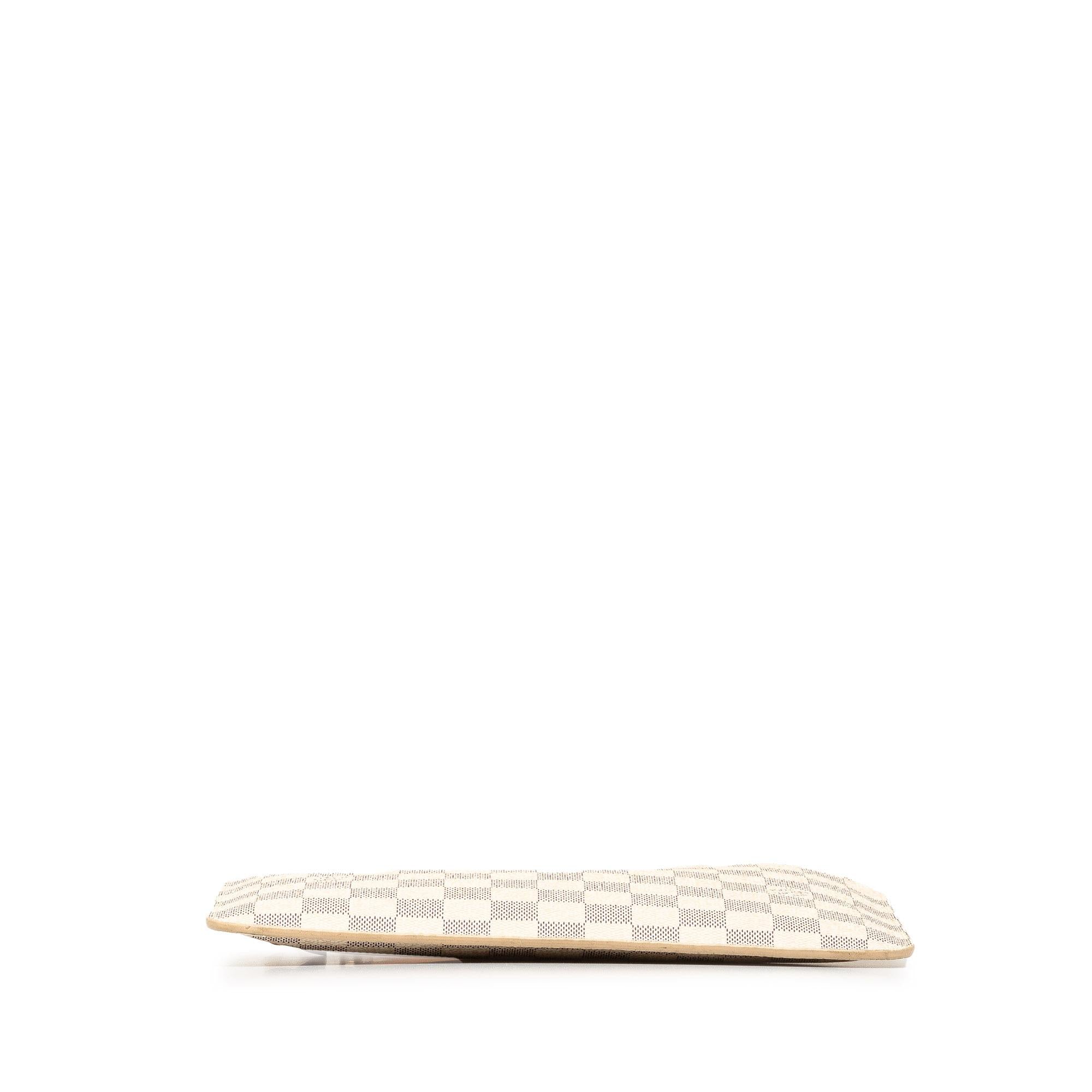 Louis Vuitton Damier Azur Neverfull MM Pouch (SHG-pnfWQ5)