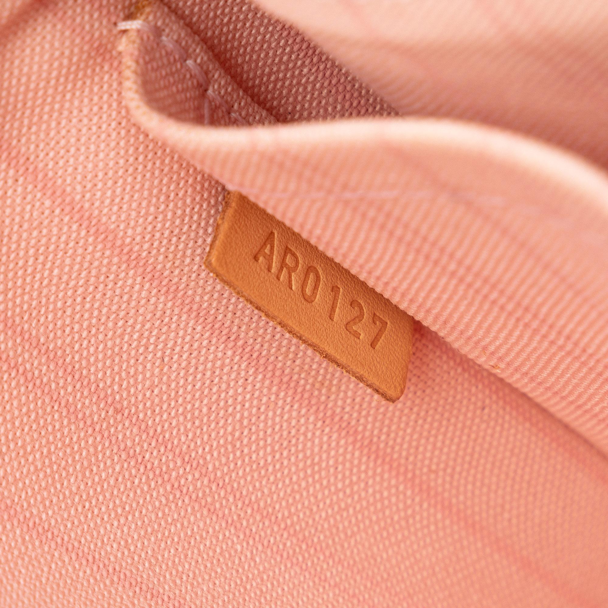 Louis Vuitton Damier Azur Neverfull MM Pouch (SHG-pnfWQ5)