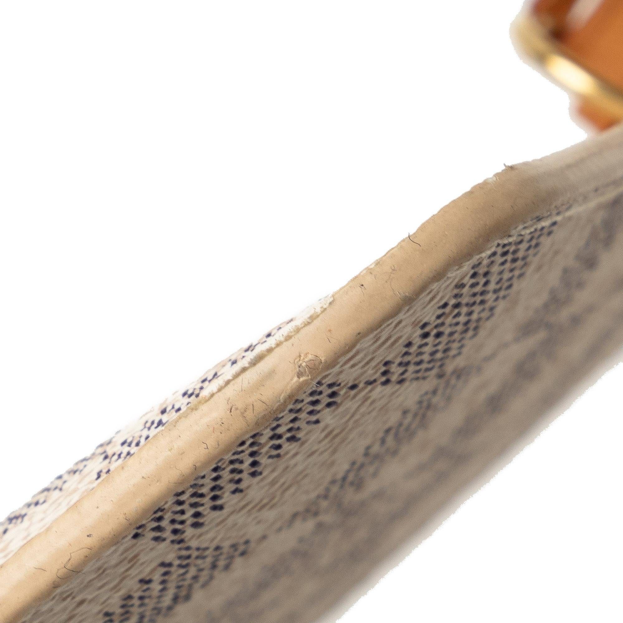 Louis Vuitton Damier Azur Neverfull MM Pouch (SHG-pnfWQ5)