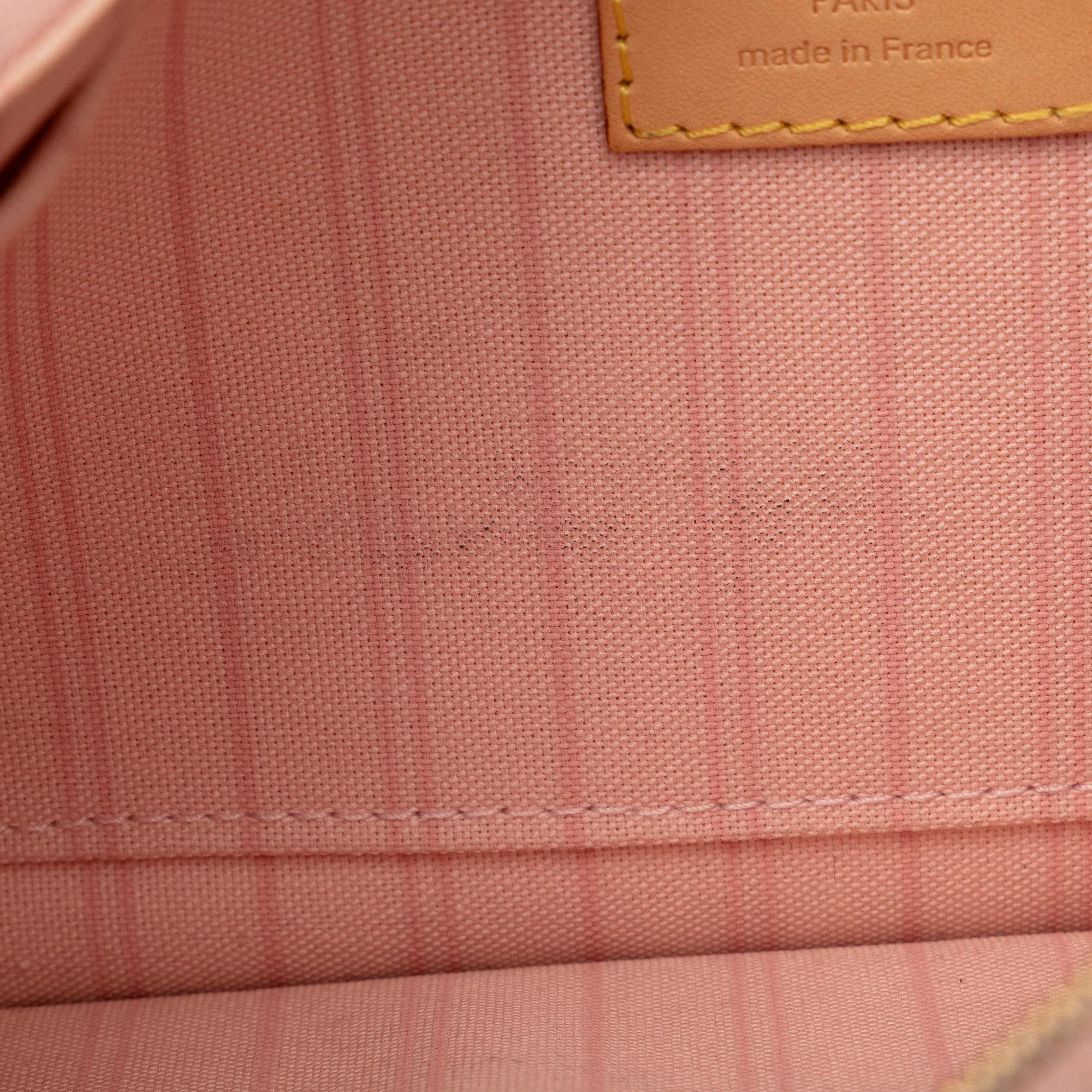 Louis Vuitton Damier Azur Neverfull MM Pouch (SHG-pnfWQ5)