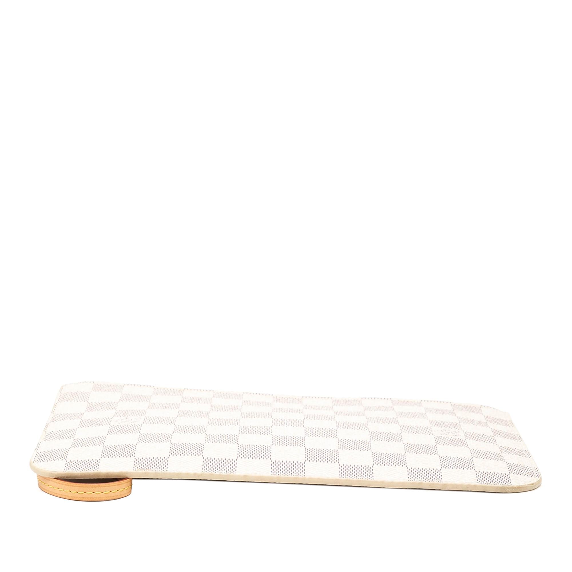 Louis Vuitton Damier Azur Neverfull MM Pouch