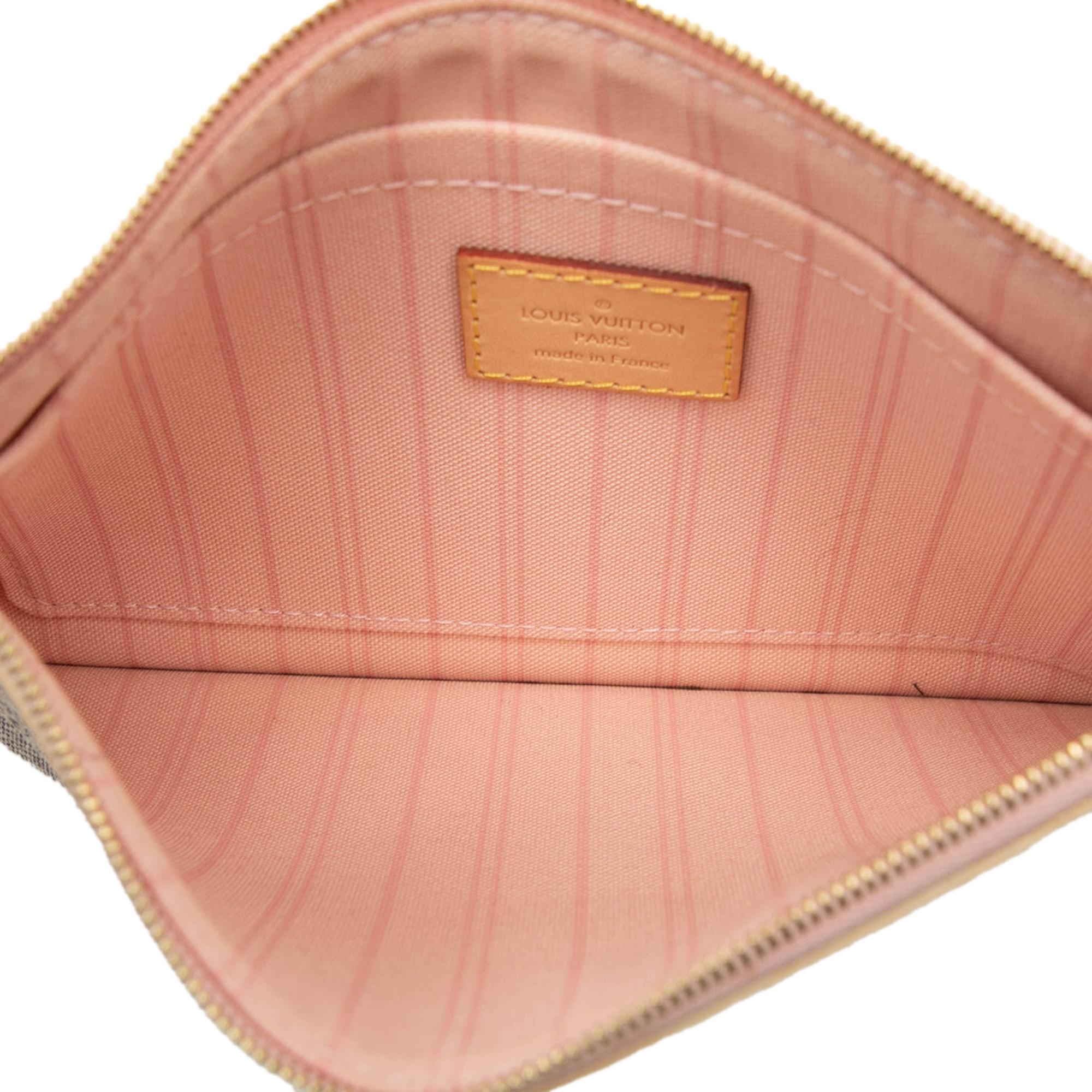 Louis Vuitton Damier Azur Neverfull MM Pouch