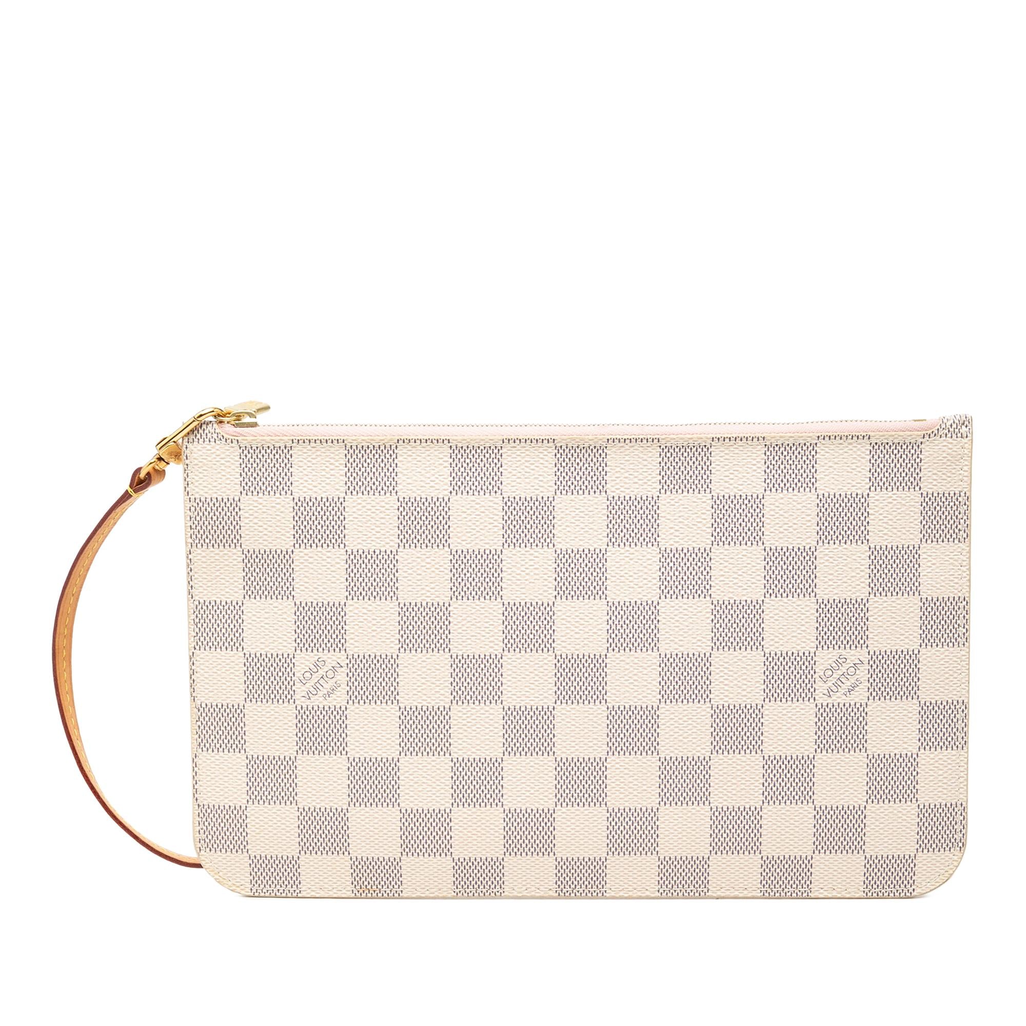 Louis Vuitton Damier Azur Neverfull MM Pouch