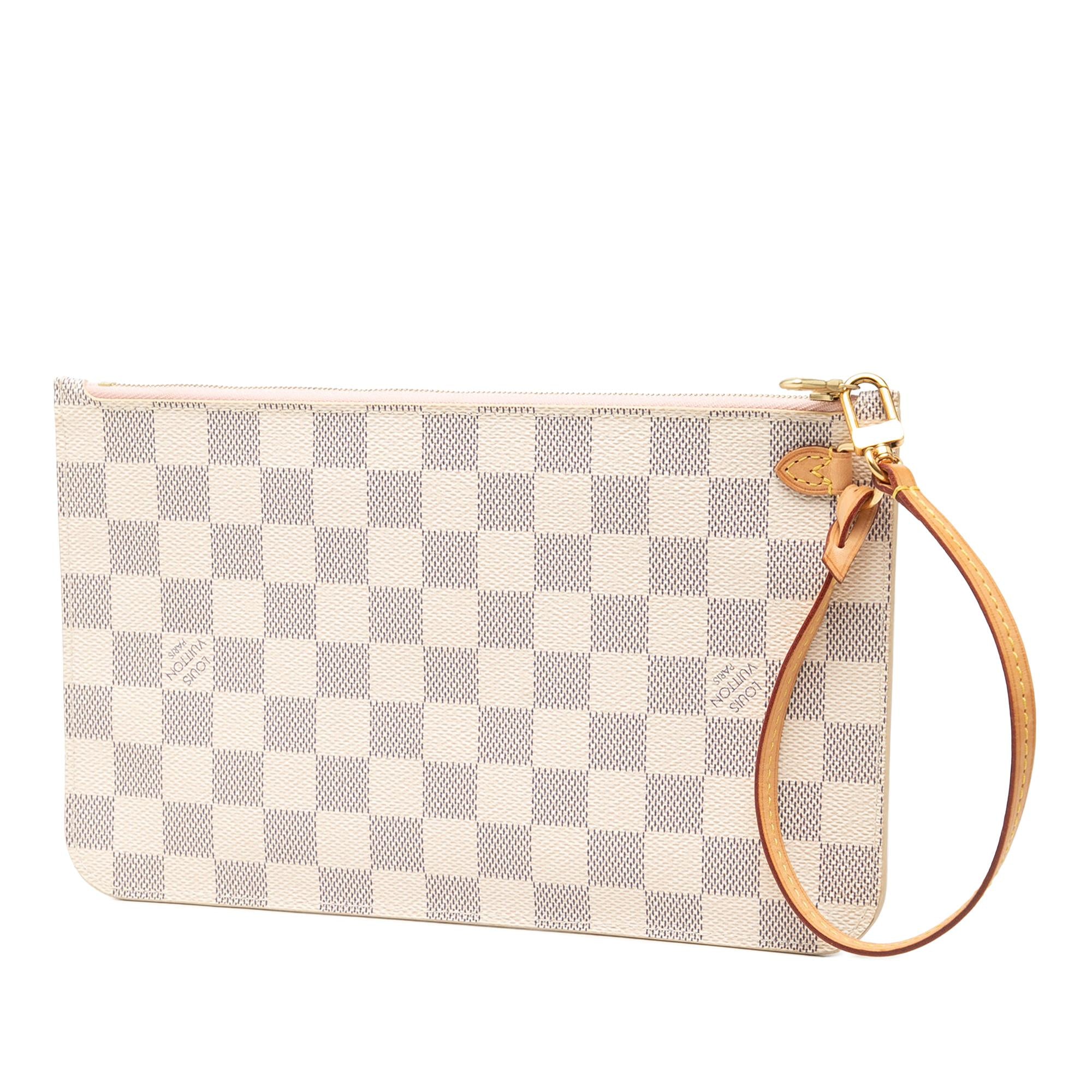 Louis Vuitton Damier Azur Neverfull MM Pouch