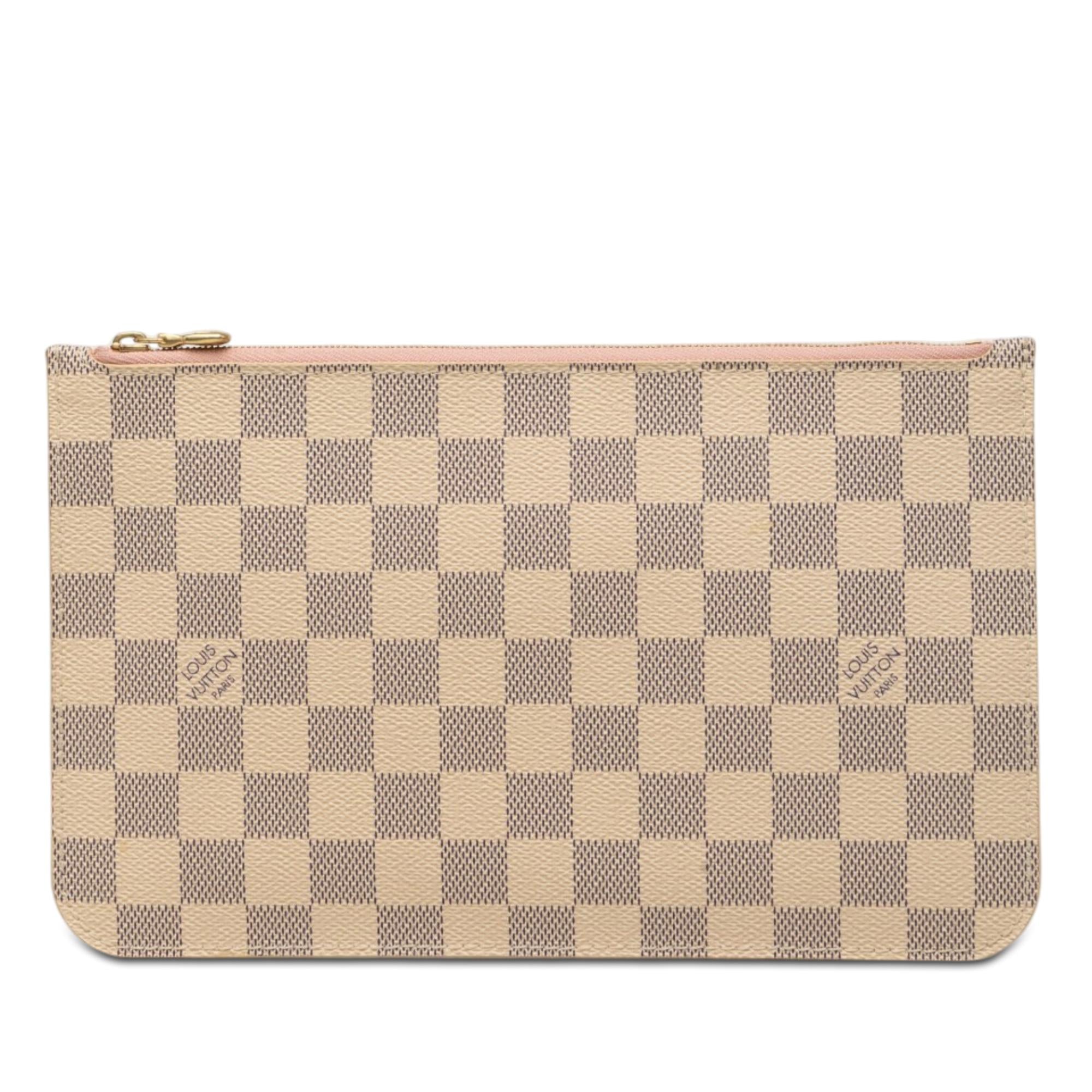 Louis Vuitton Damier Azur Neverfull MM Pouch