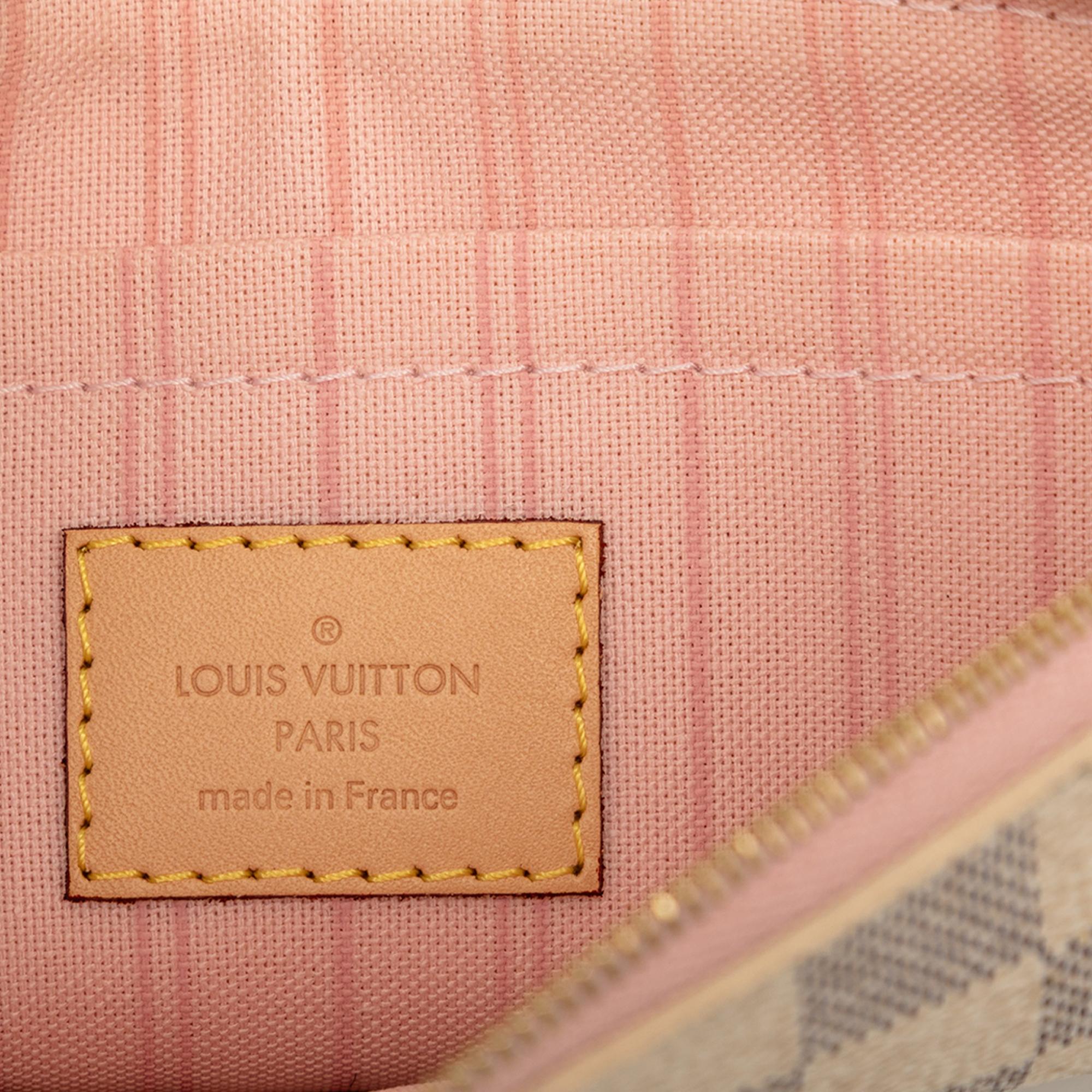 Louis Vuitton Damier Azur Neverfull MM Pouch