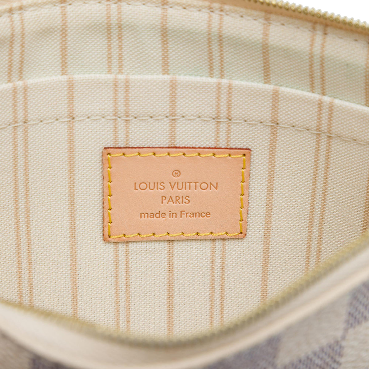 Louis Vuitton Damier Azur Neverfull MM Pouch