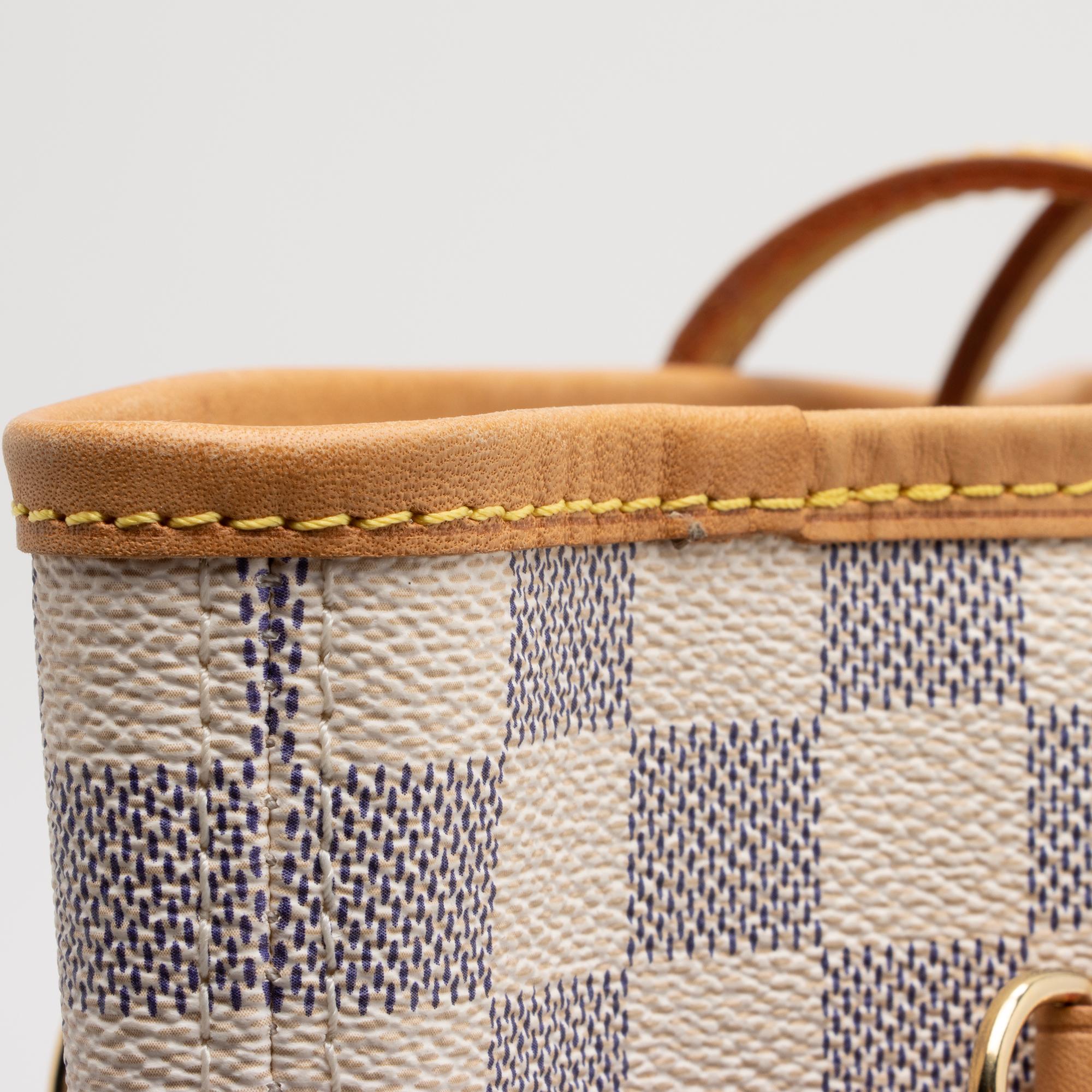 Louis Vuitton Damier Azur Neverfull MM Tote (SHF-wZhA3t)