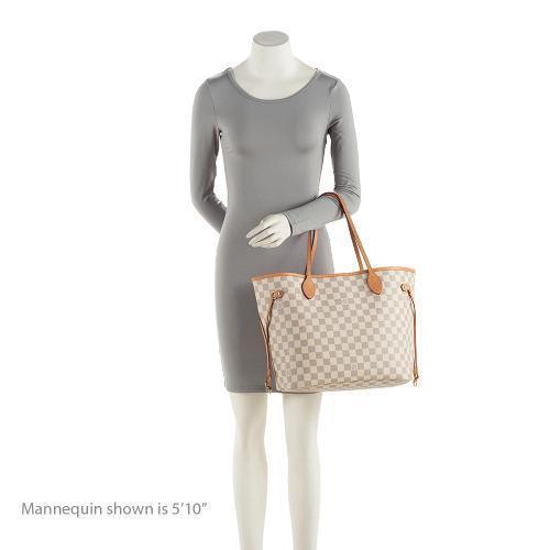 Louis Vuitton Damier Azur Neverfull MM Tote (SHF-qjLpho)