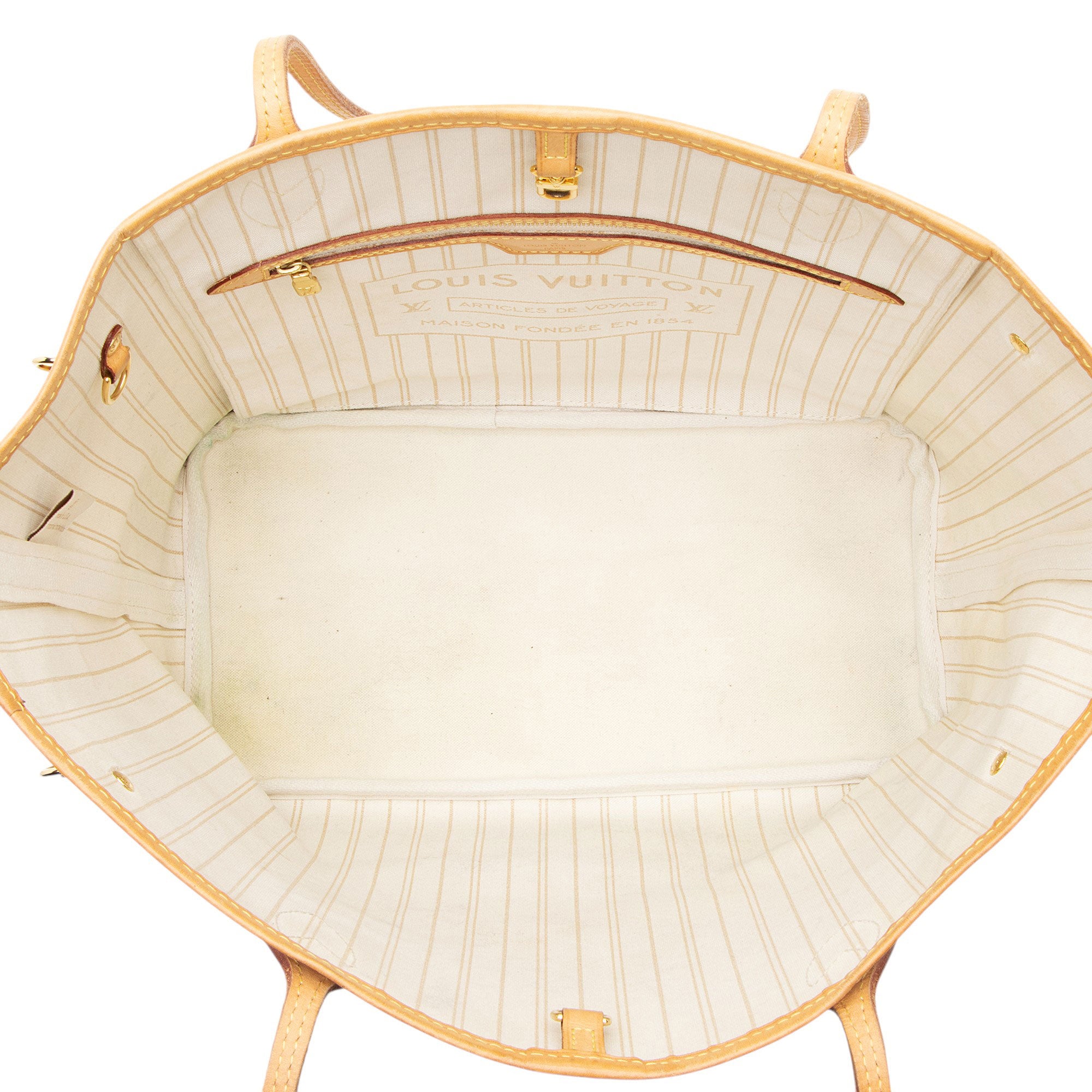 Louis Vuitton Damier Azur Neverfull MM Tote