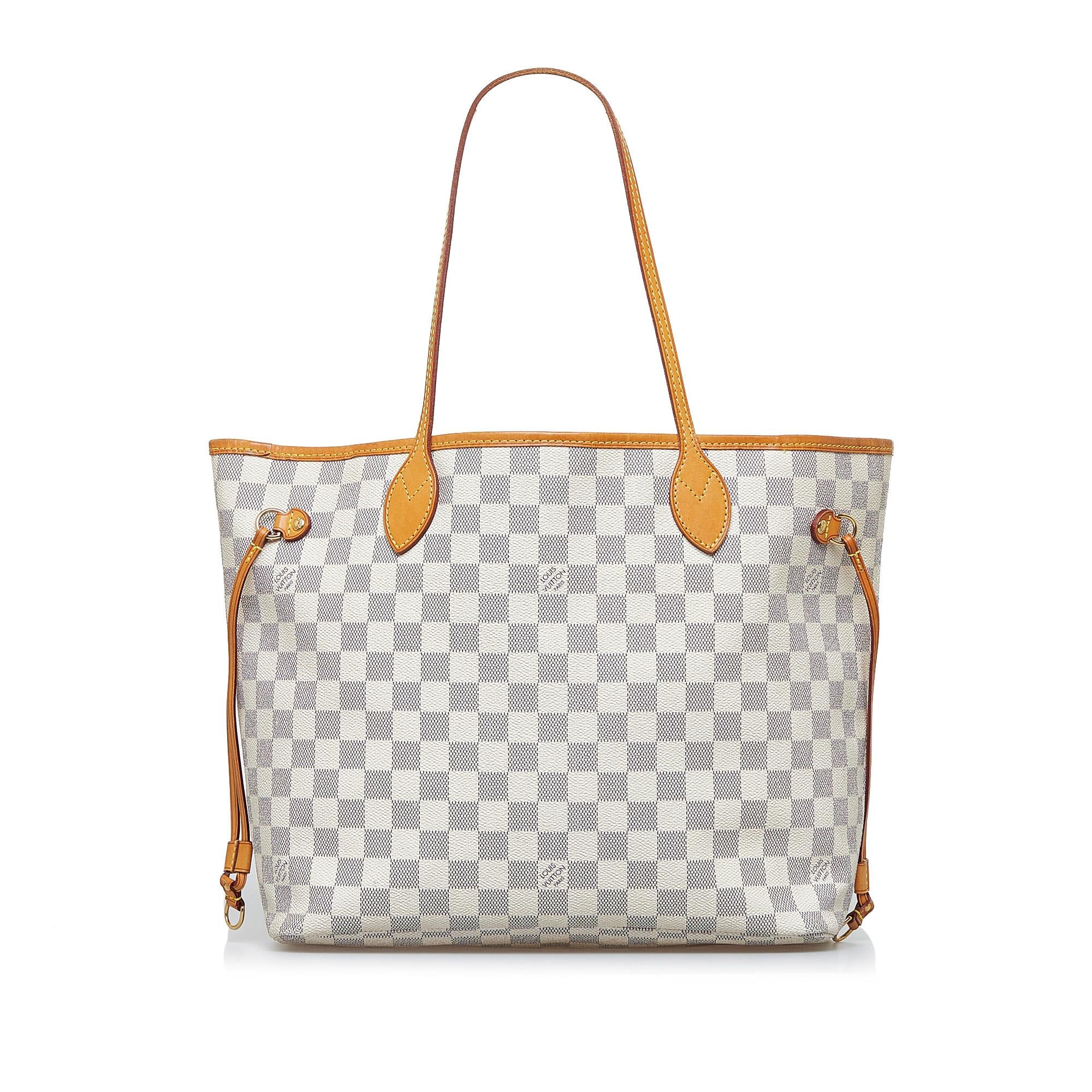 Louis Vuitton Damier Azur Neverfull MM (SHG-drTpRj)