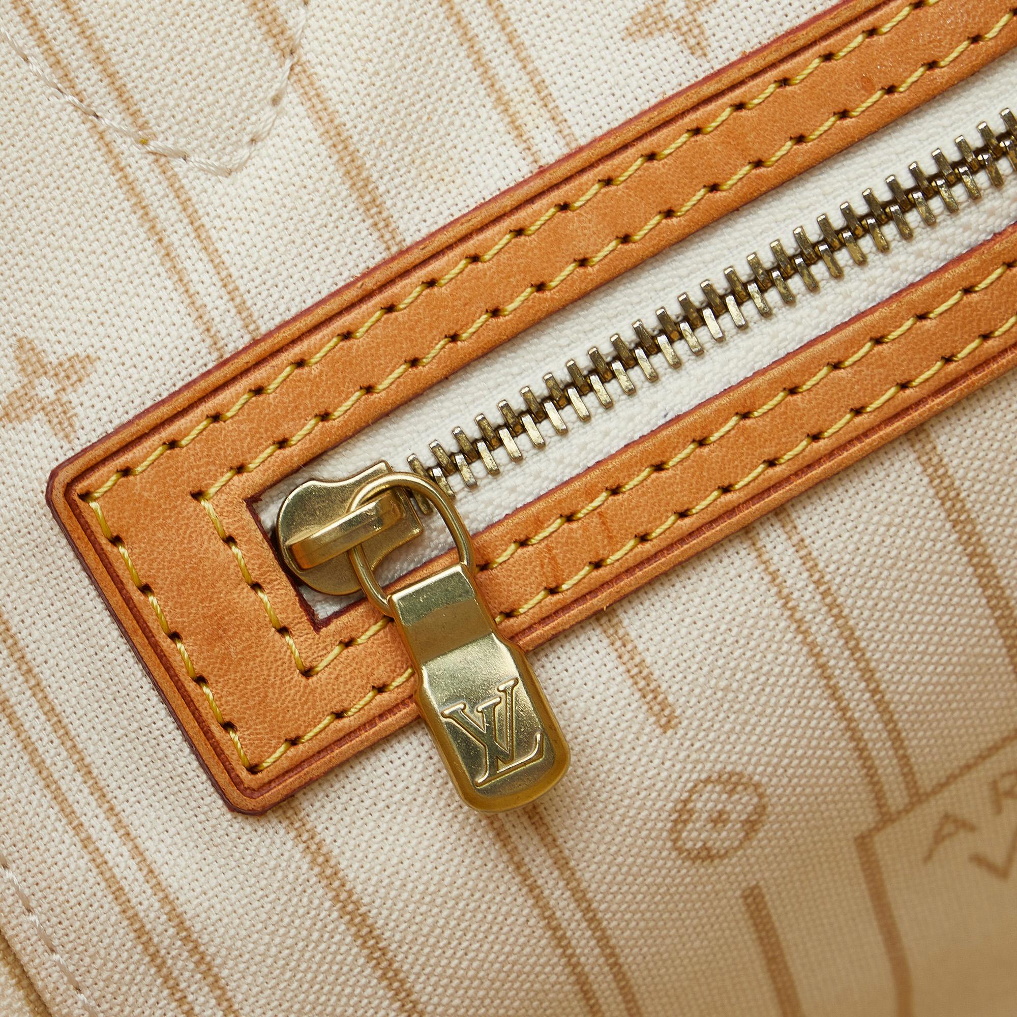 Louis Vuitton Damier Azur Neverfull MM (SHG-drTpRj)
