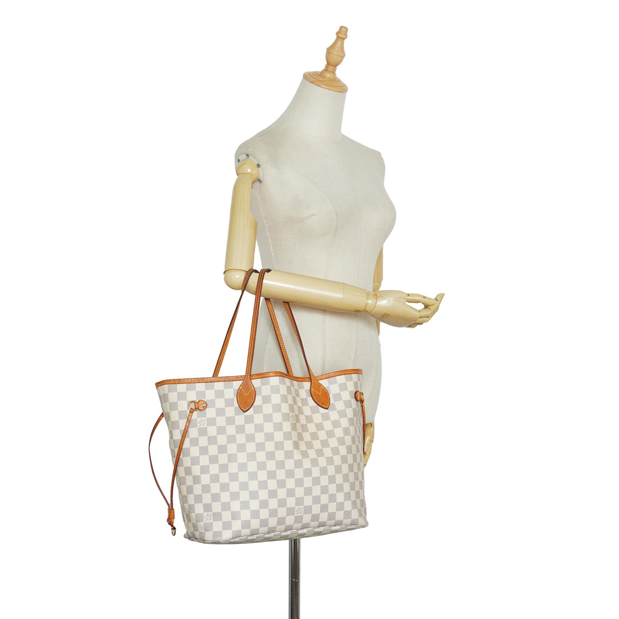 Louis Vuitton Damier Azur Neverfull MM (SHG-pQ1EGp)