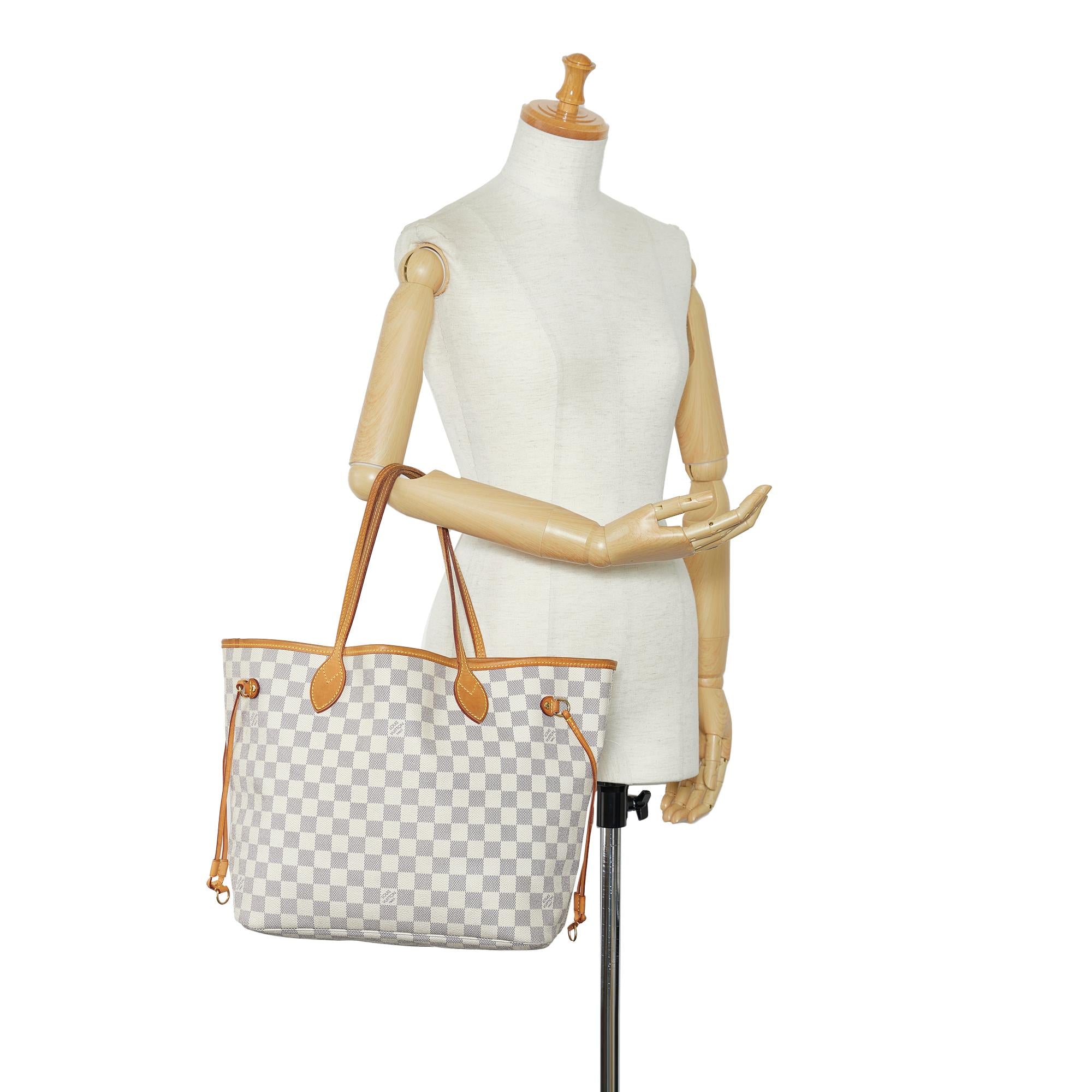 Louis Vuitton Damier Azur Neverfull MM (SHG-fxAfM5)