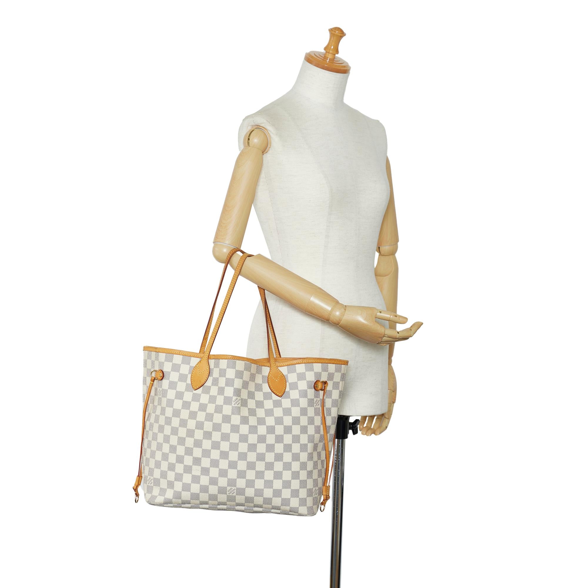 Louis Vuitton Damier Azur Neverfull MM (SHG-CfMJH5)