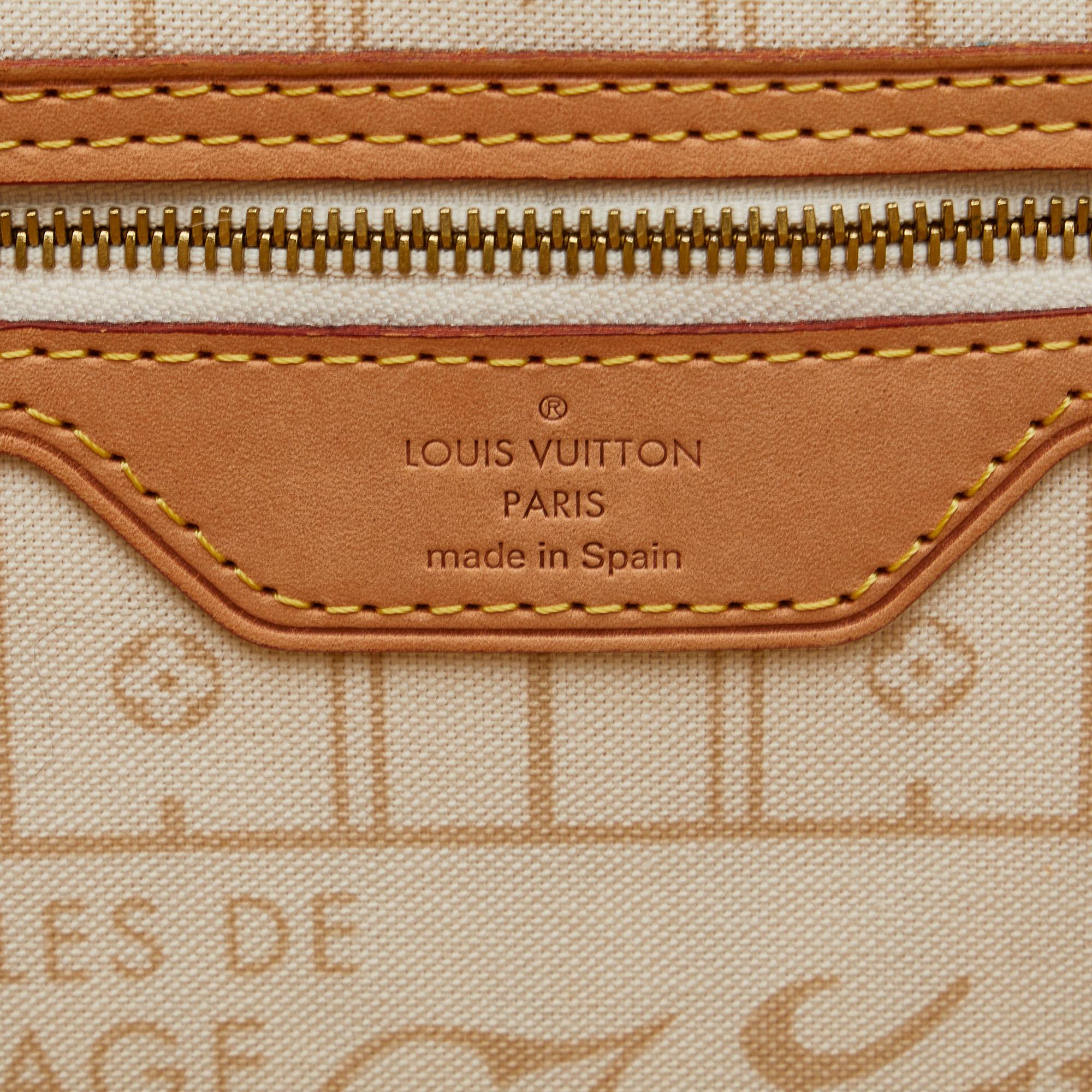 Louis Vuitton Damier Azur Neverfull MM (SHG-Ljgxm5)