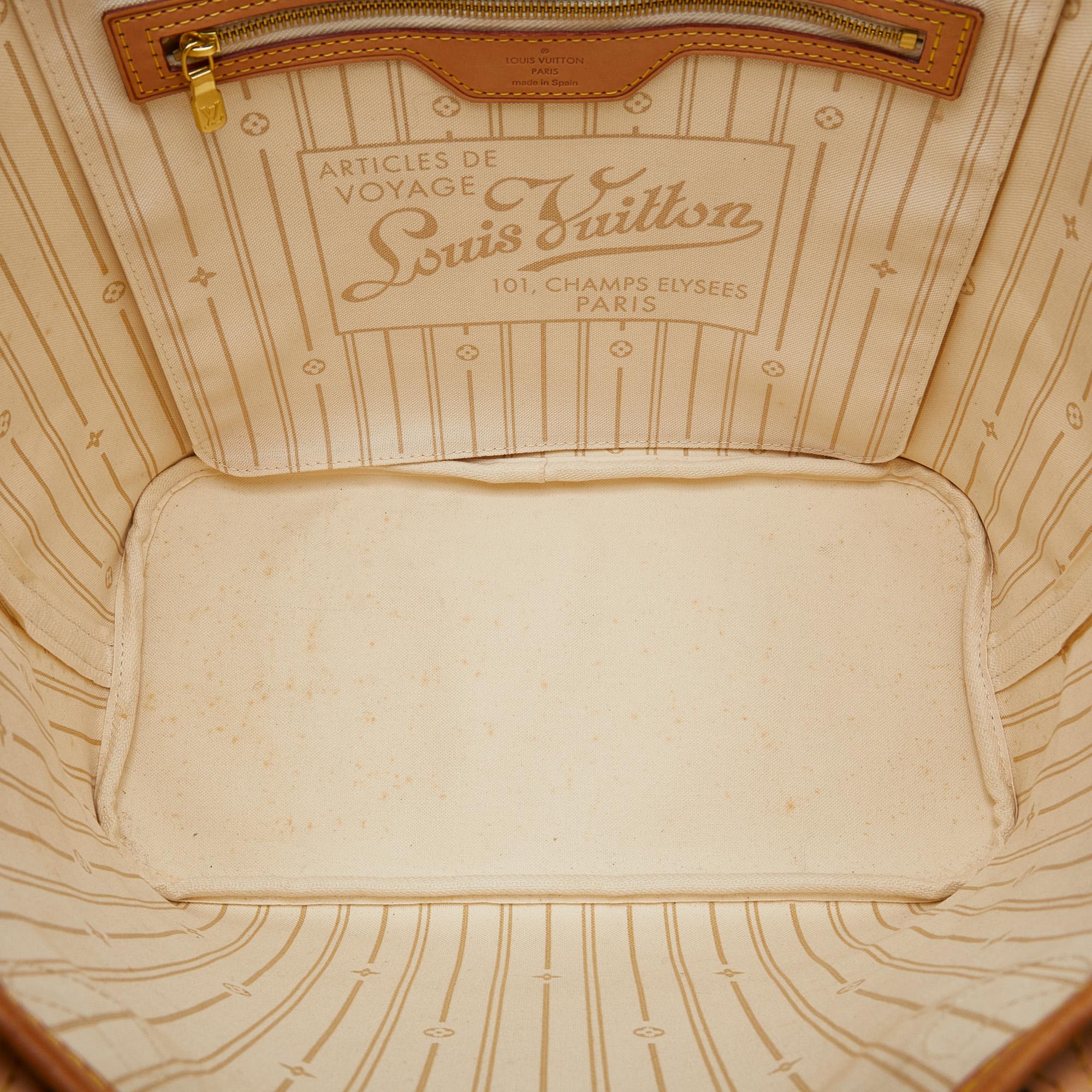 Louis Vuitton Damier Azur Neverfull MM (SHG-Ljgxm5)