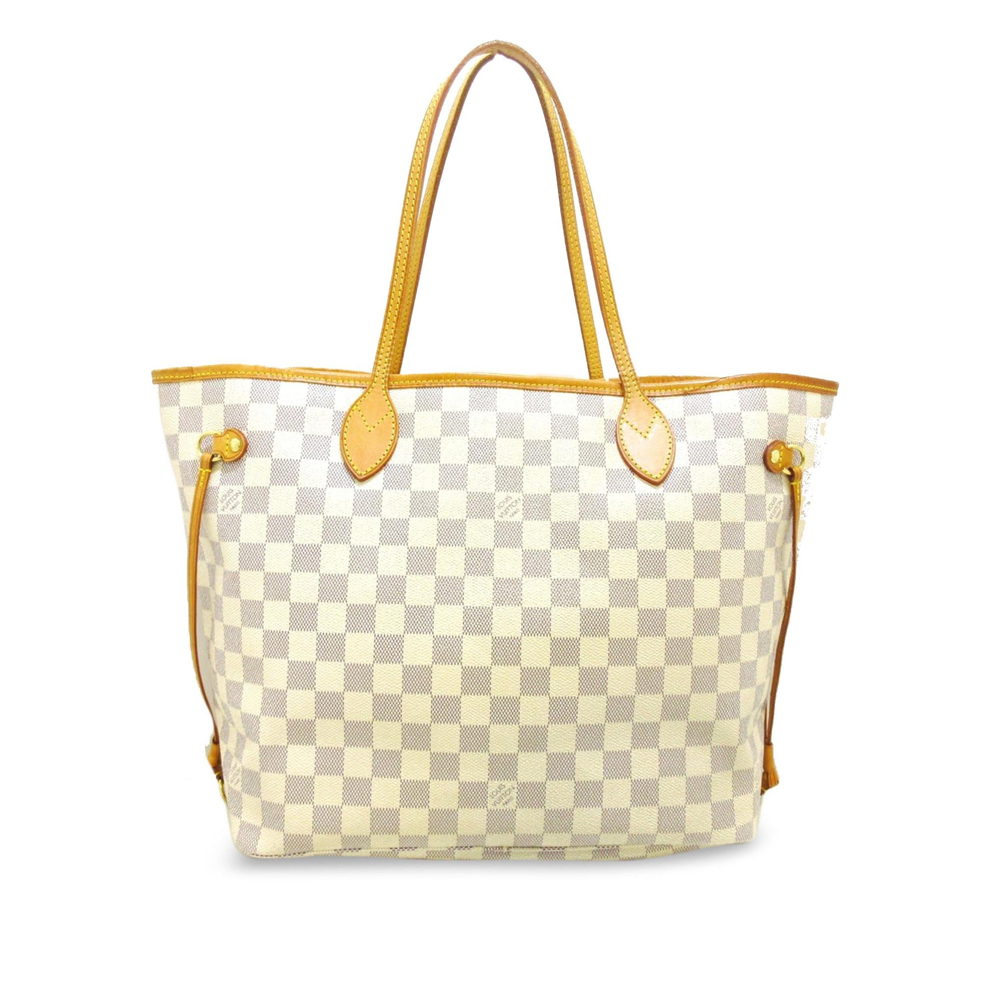 Louis Vuitton Damier Azur Neverfull MM (SHG-UcCi96)