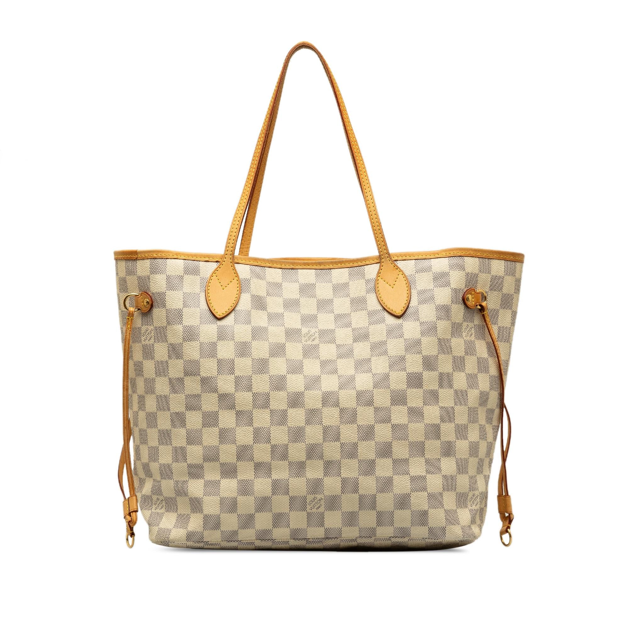 Louis Vuitton Damier Azur Neverfull MM (SHG-PxbWdh)