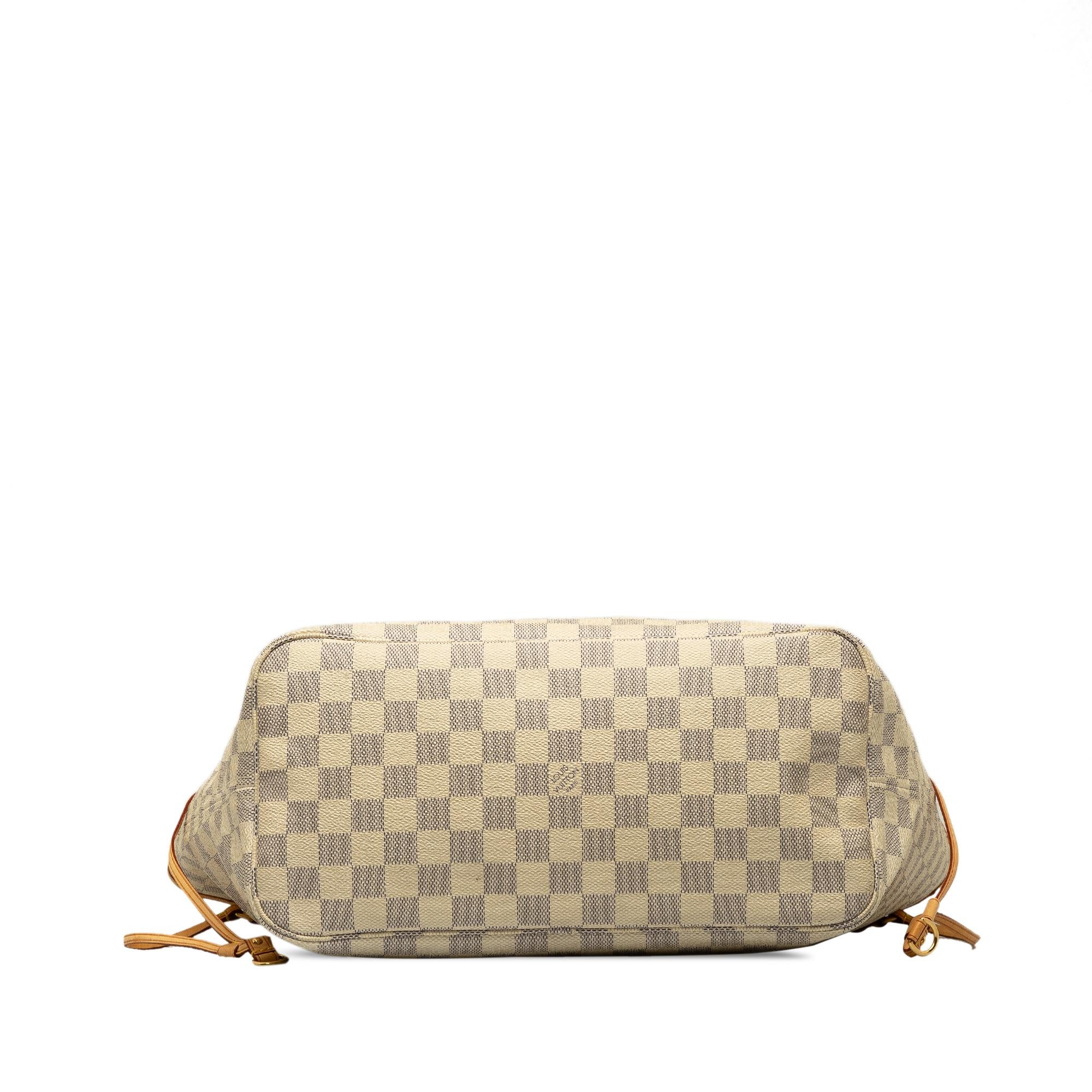 Louis Vuitton Damier Azur Neverfull MM (SHG-PxbWdh)