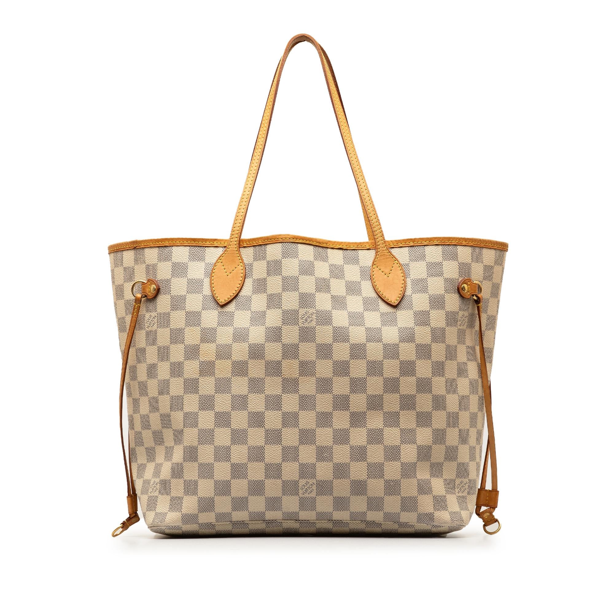 Louis Vuitton Damier Azur Neverfull MM (SHG-rdtDUG)