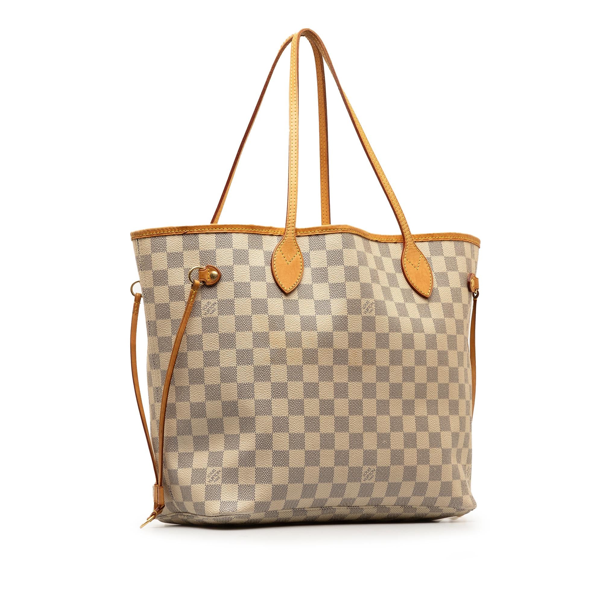 Louis Vuitton Damier Azur Neverfull MM (SHG-rdtDUG)