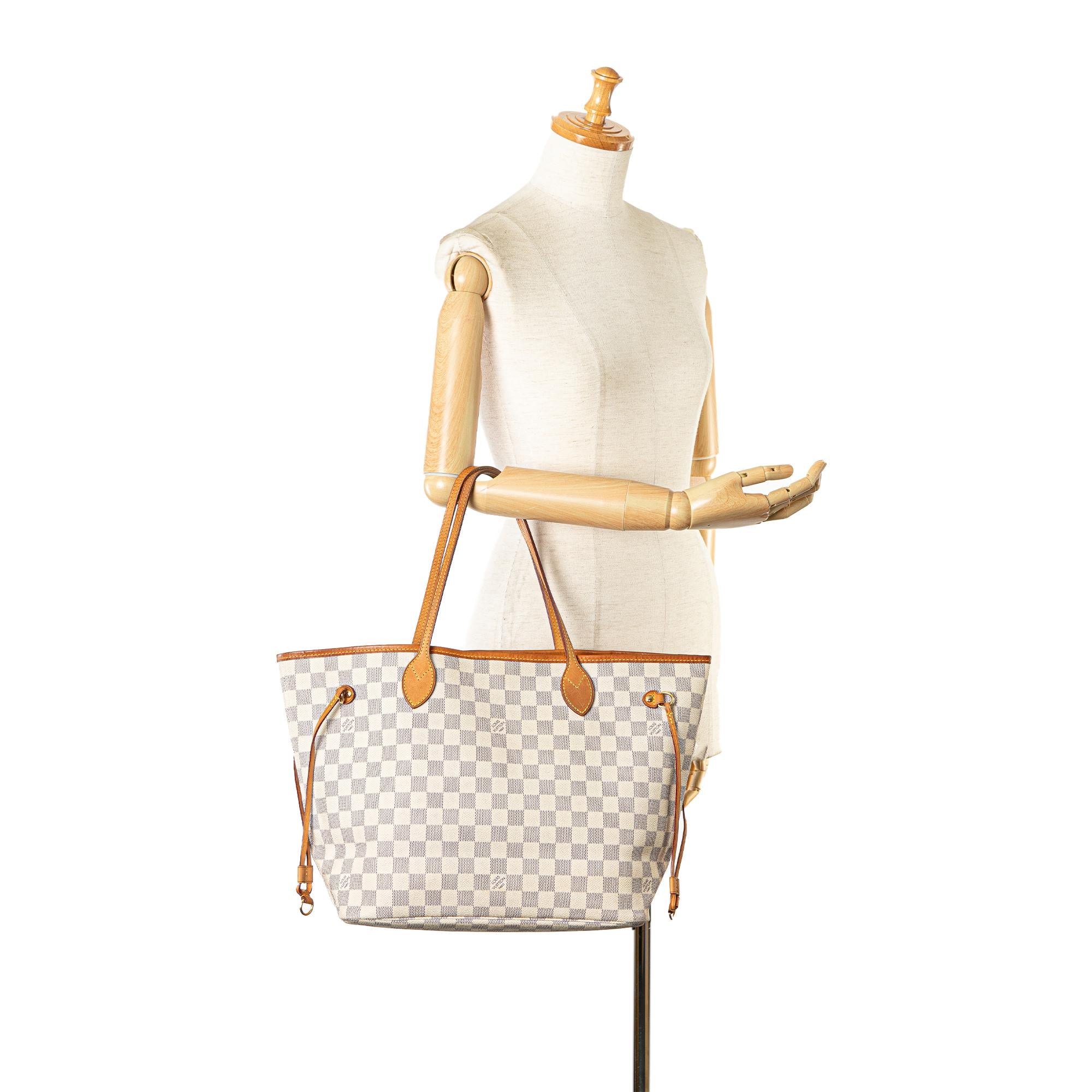 Louis Vuitton Damier Azur Neverfull MM (SHG-TgDbym)