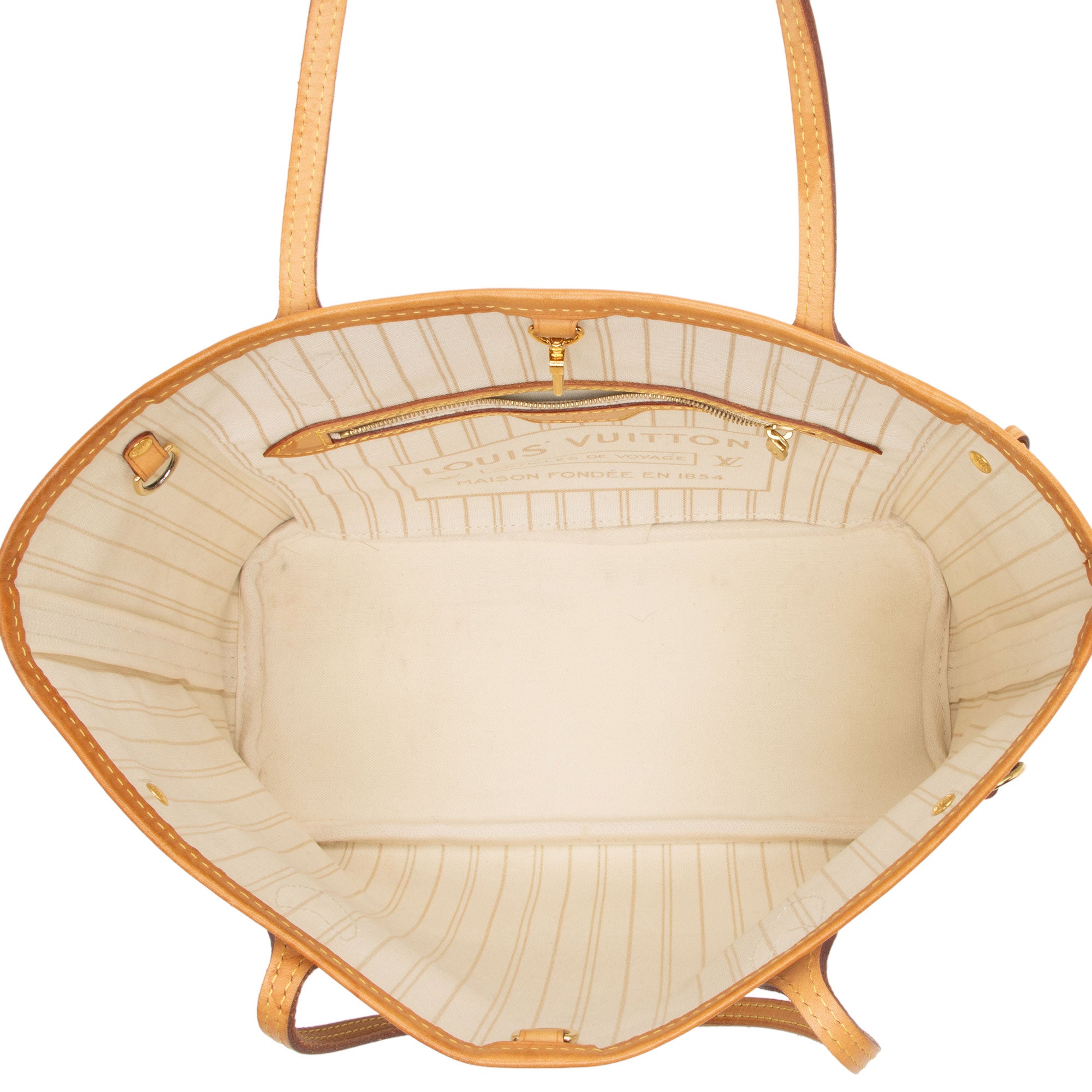 Louis Vuitton Damier Azur Neverfull PM Tote (SHF-oKgnXU)