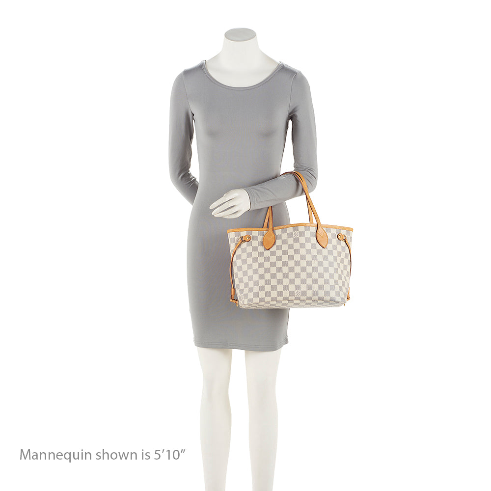 Louis Vuitton Damier Azur Neverfull PM Tote (SHF-oKgnXU)