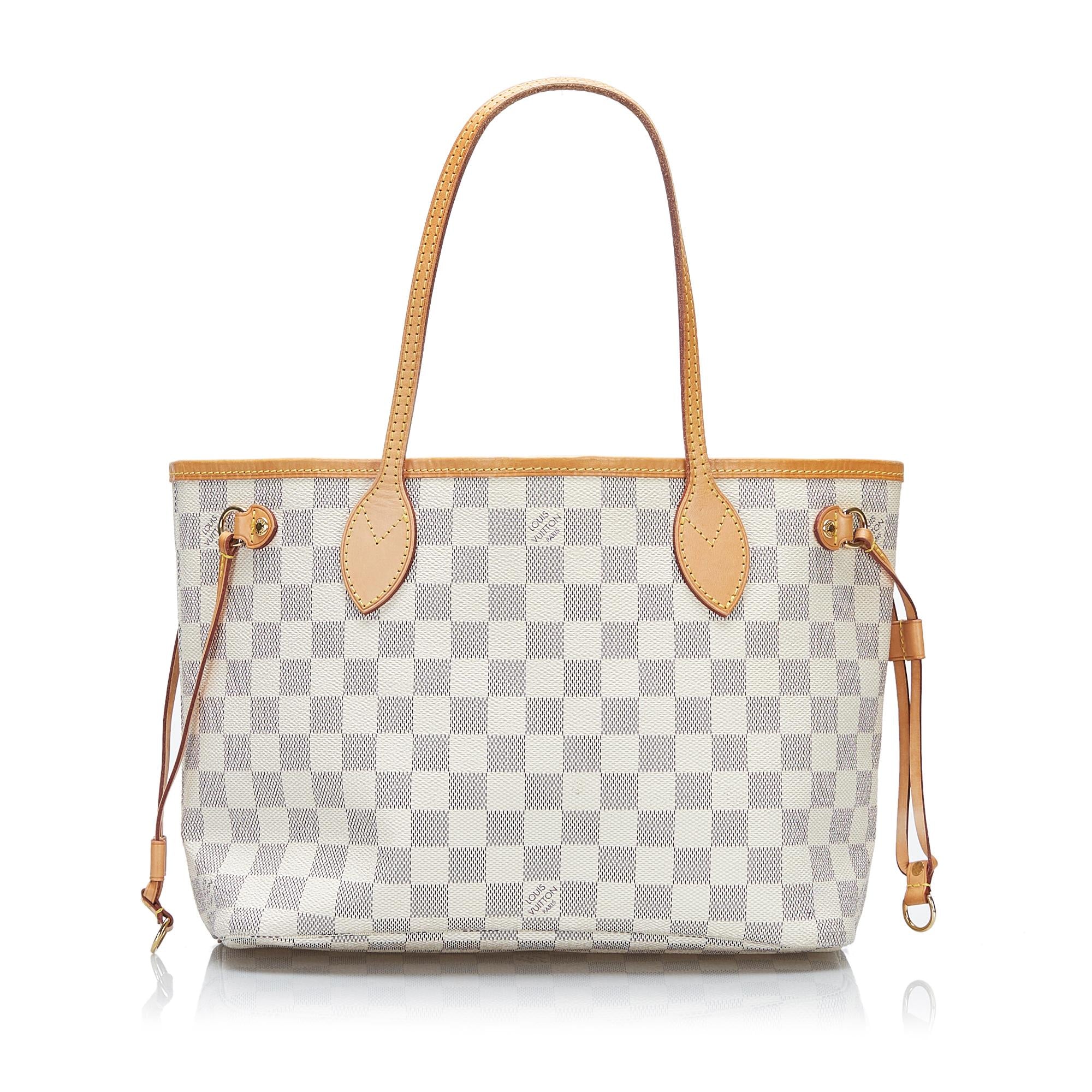 Louis Vuitton Damier Azur Neverfull PM (SHG-n5yGVf)
