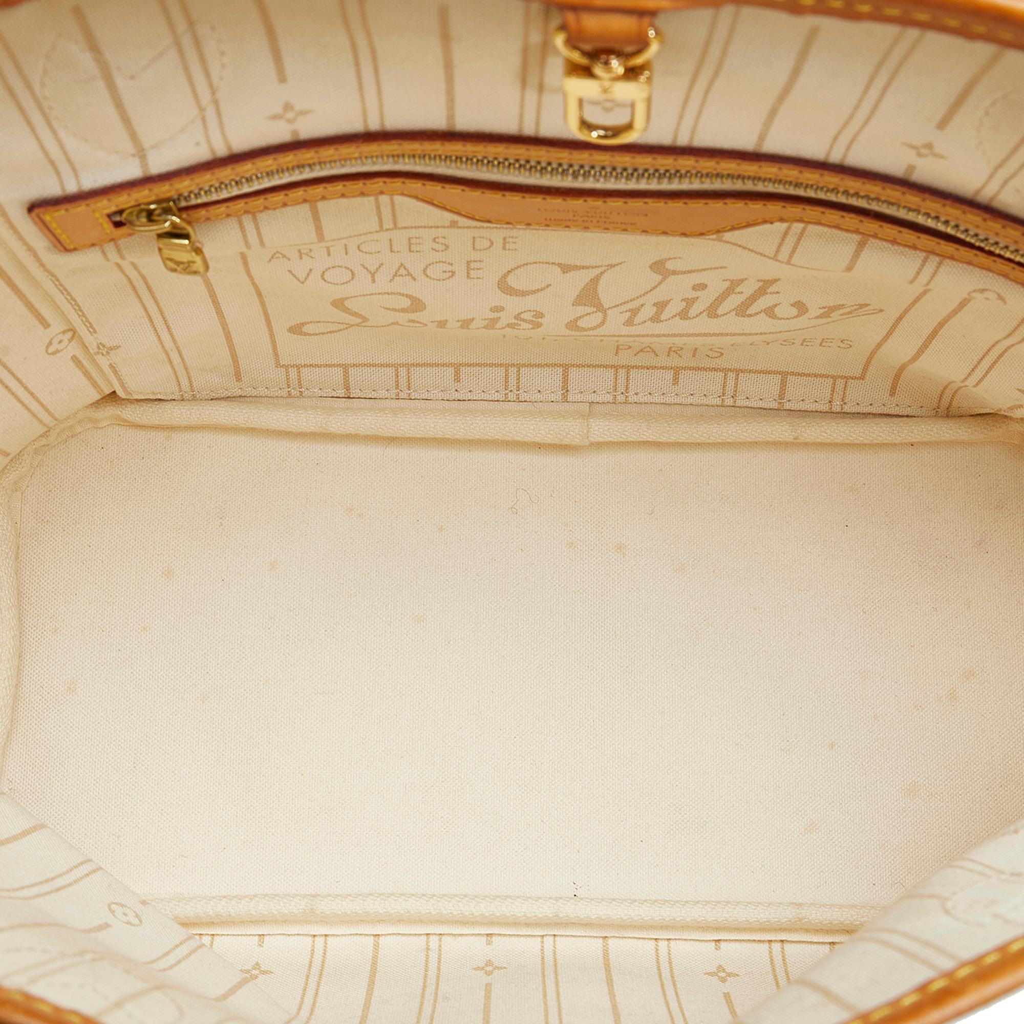 Louis Vuitton Damier Azur Neverfull PM (SHG-NOynW3)