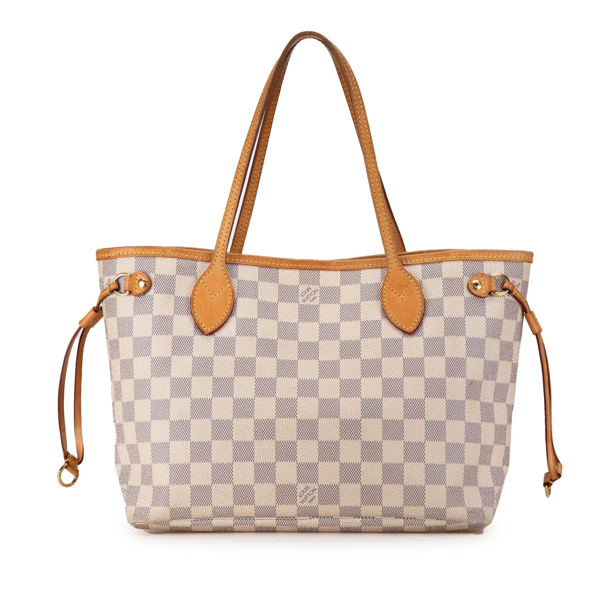Louis Vuitton Damier Azur Neverfull PM (SHG-f9WRsF)