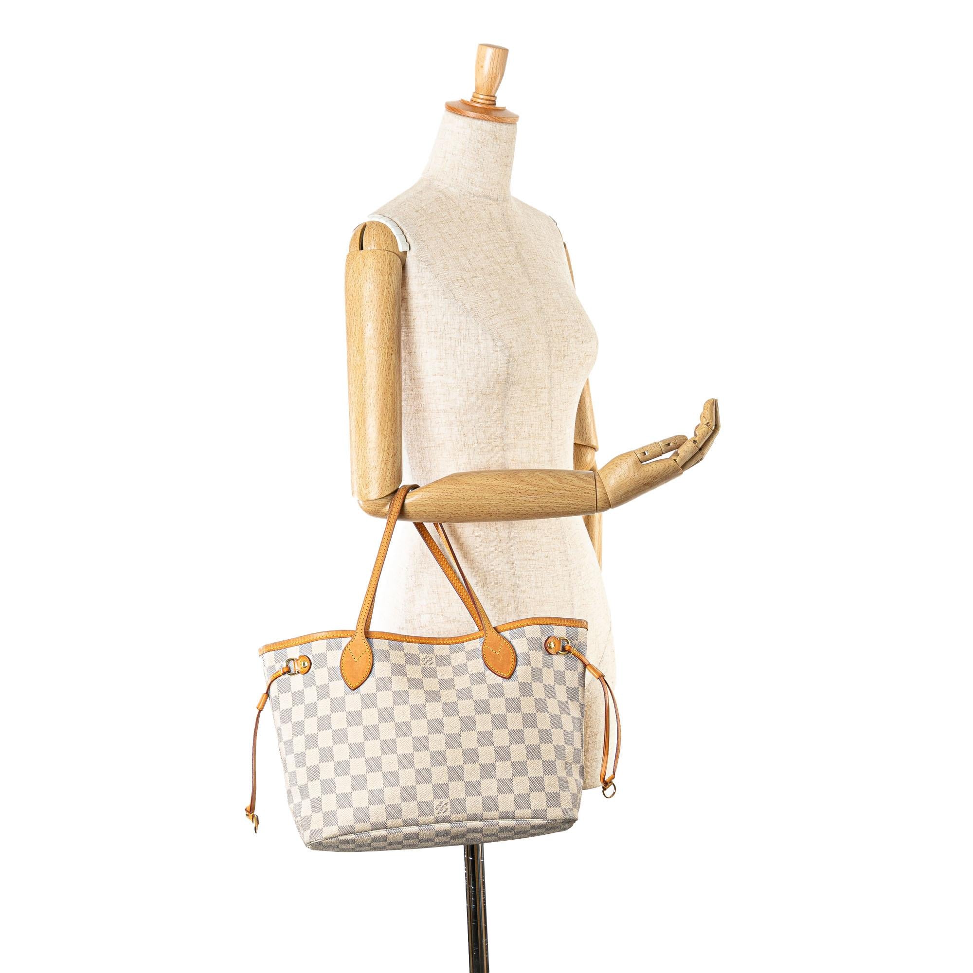 Louis Vuitton Damier Azur Neverfull PM (SHG-f9WRsF)
